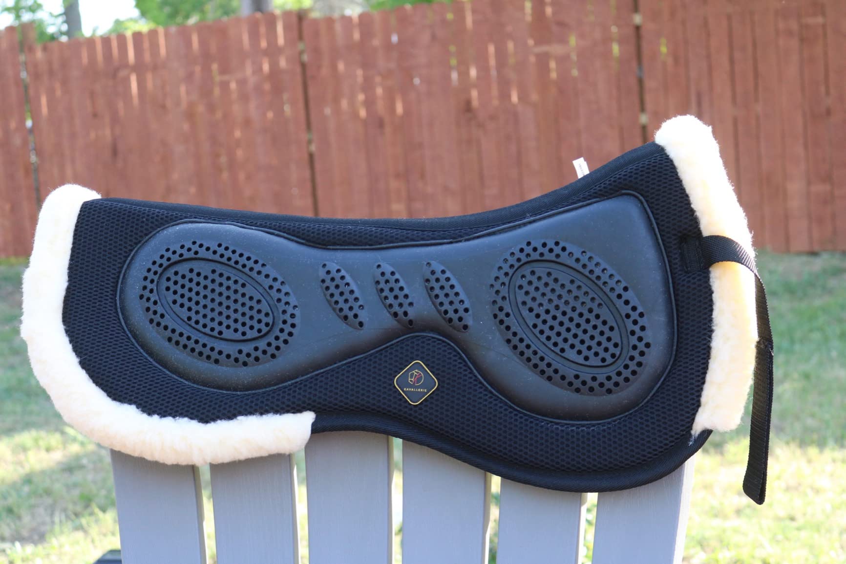 Kavallerie 3D Air-Mesh Half Pad, Impact Protection & Therapeutic Gel Padding English Saddle customer photo 2