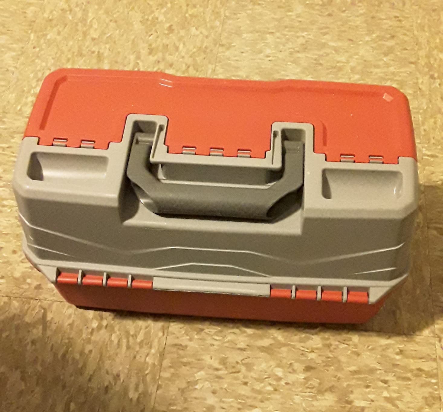 Flambeau Outdoors 6383 3-Tray Tackle Box, 32 Compartments, Red and Gray | Iconic cantilever 3-tray box, 32 compartments with 13 removable dividers customer photo 1