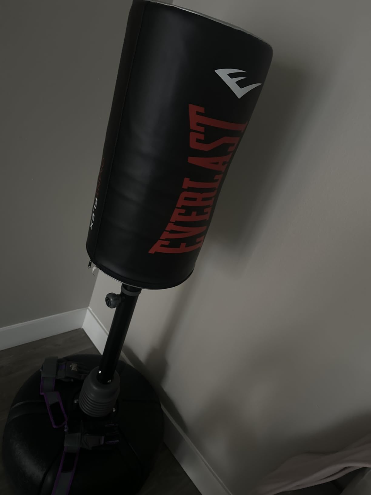 Everlast Freestanding Adjustable Punching Bag for Adults | Heavy Boxing Bag with Stand | Free Standing Punching Bag for Boxing, Muay Thai, MMA, Home Gym Training customer photo 1
