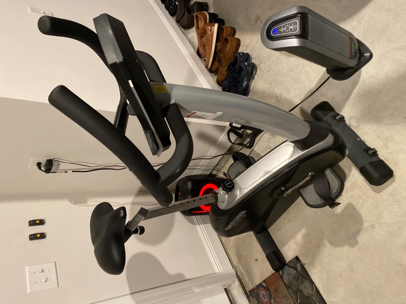 3G Cardio Elite UB X Upright Bike - FreeSync FTMS Bluetooth Smart App Connectivity - Tablet Shelf - Compact 41