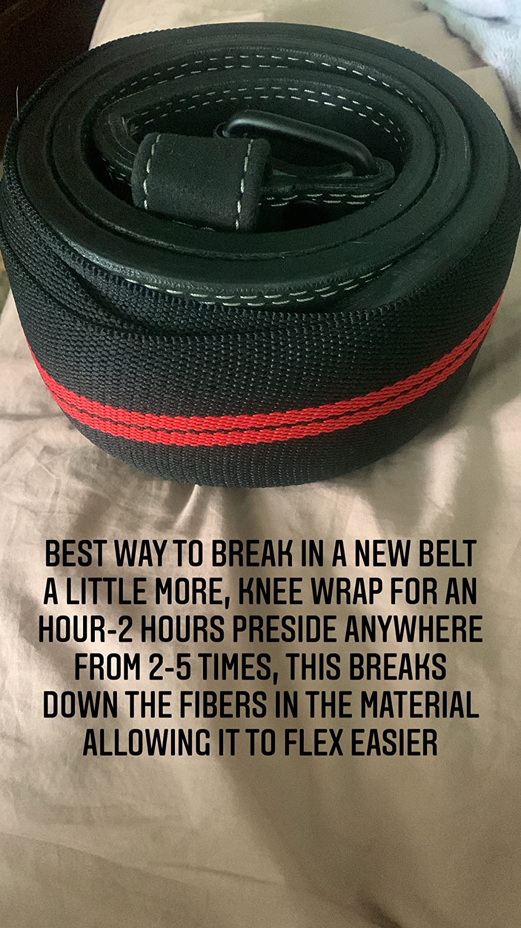 Powerlifting Belt - IPF Approved - Weight Lifting Belt 10mm - Prong Weightlifting Belt for Squats, Deadlift, and Bench Press - Lifting Belt Leather 4in for Men and Women customer photo 1