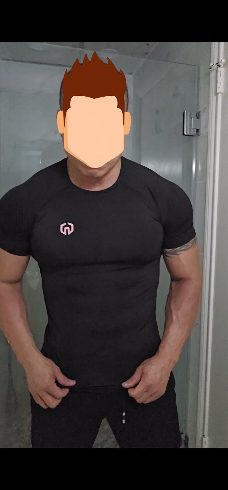 NELEUS Men's 3 or 4 Pack Workout Athletic Compression Shirts customer photo 2