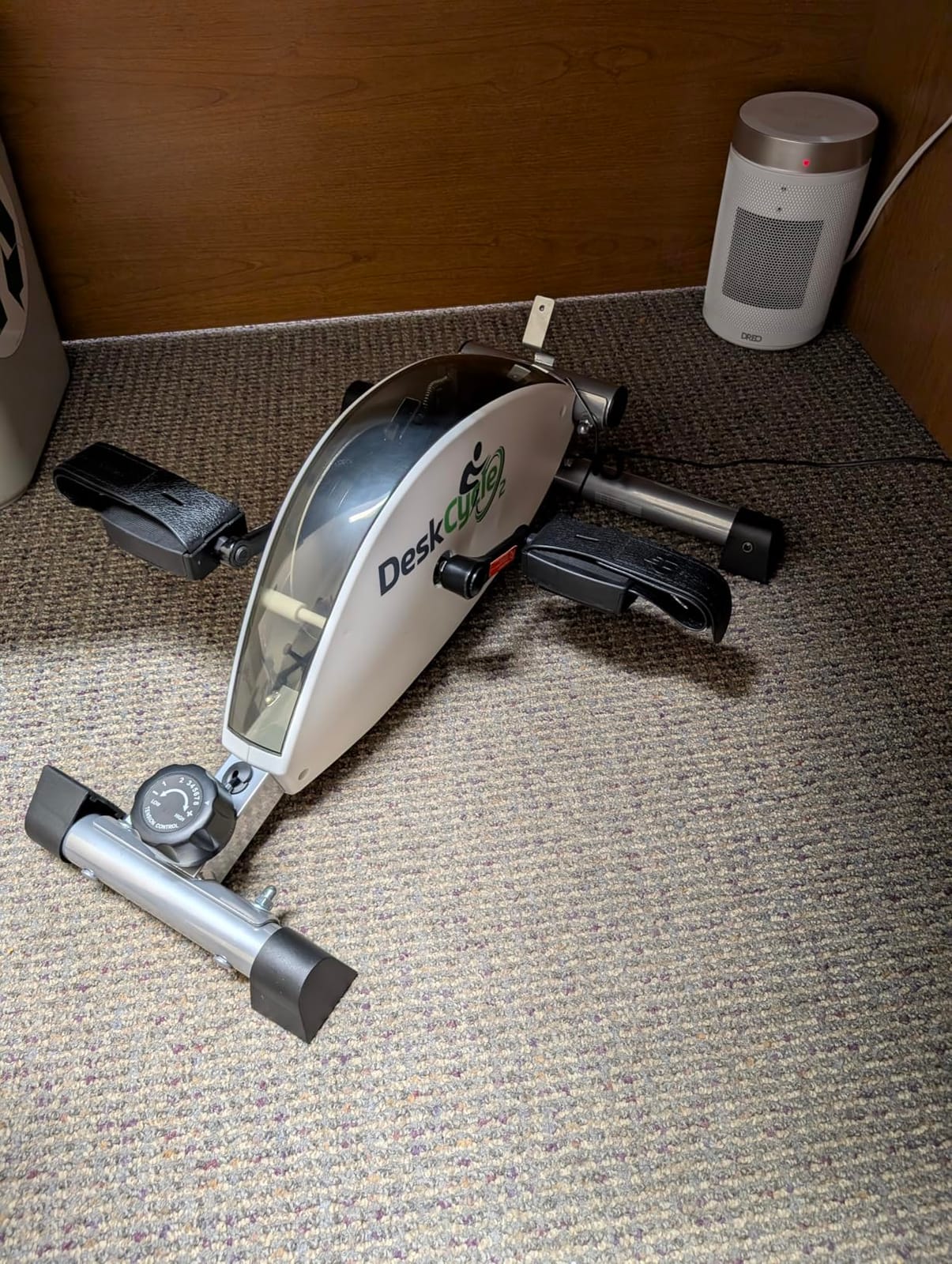 DeskCycle Under Desk Bike Pedal Exerciser - Stationary Bikes for Home & Office - Standard and Adjustable Height Versions customer photo 1
