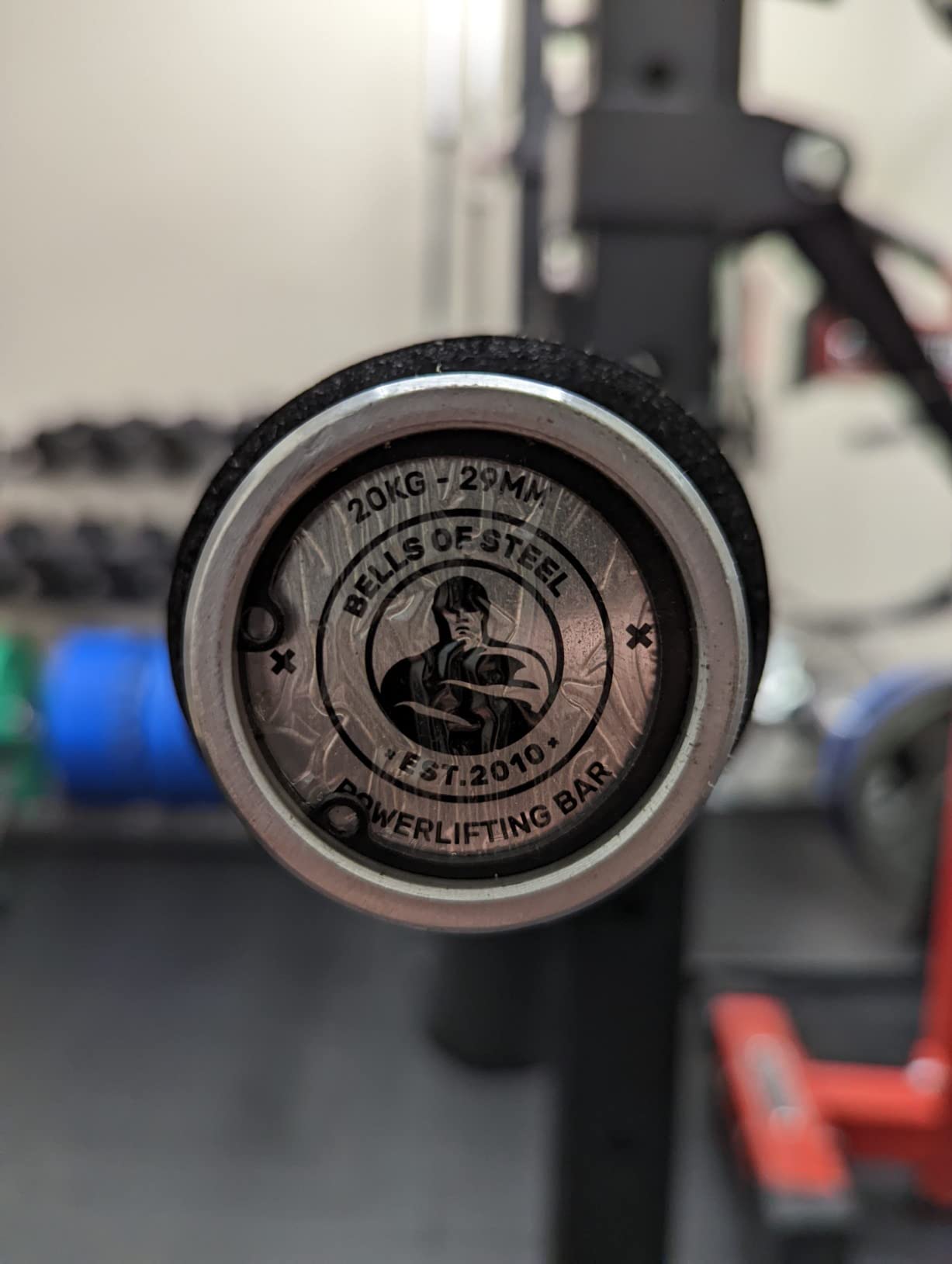 Powerlifting Barbell Bells of Steel - 2.0 Barenaked 29mm Olympic, 1500 lb customer photo 2