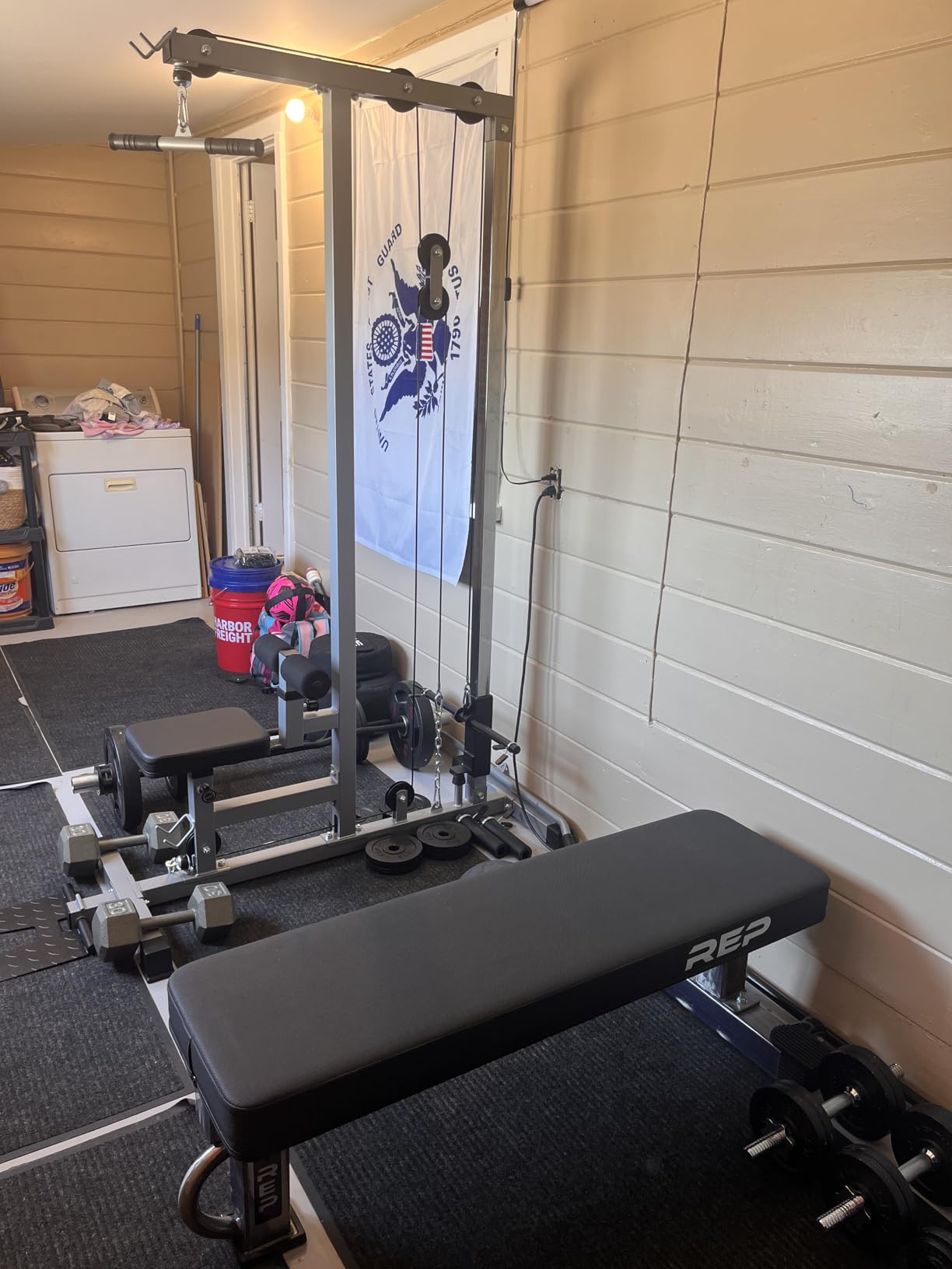 GDLF LAT Pull Down Machine, Low Row Cable Machine for Home Gym customer photo 1