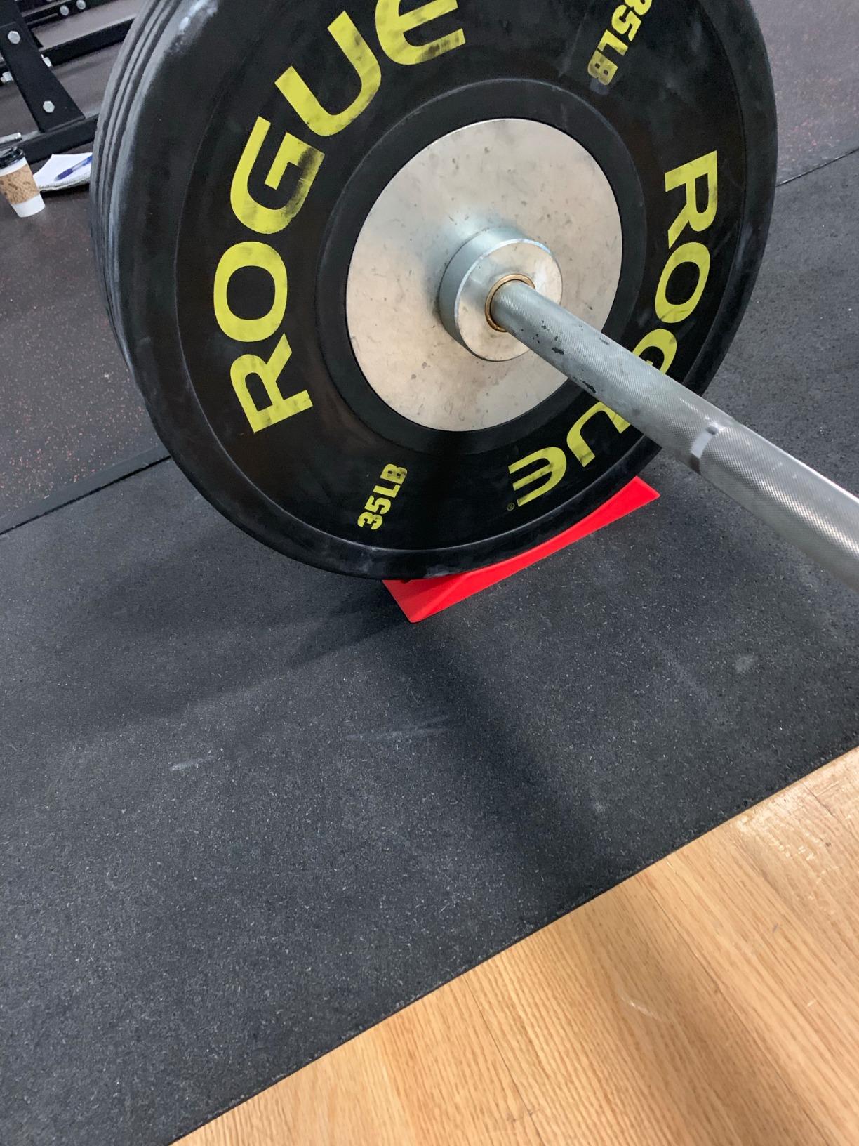 Widest Deadlift Wedge (2 Pack) - Barbell Deadlift Jack Alternative for Weightlifting - Accessories for Platforms, Blocks, and Pads customer photo 1