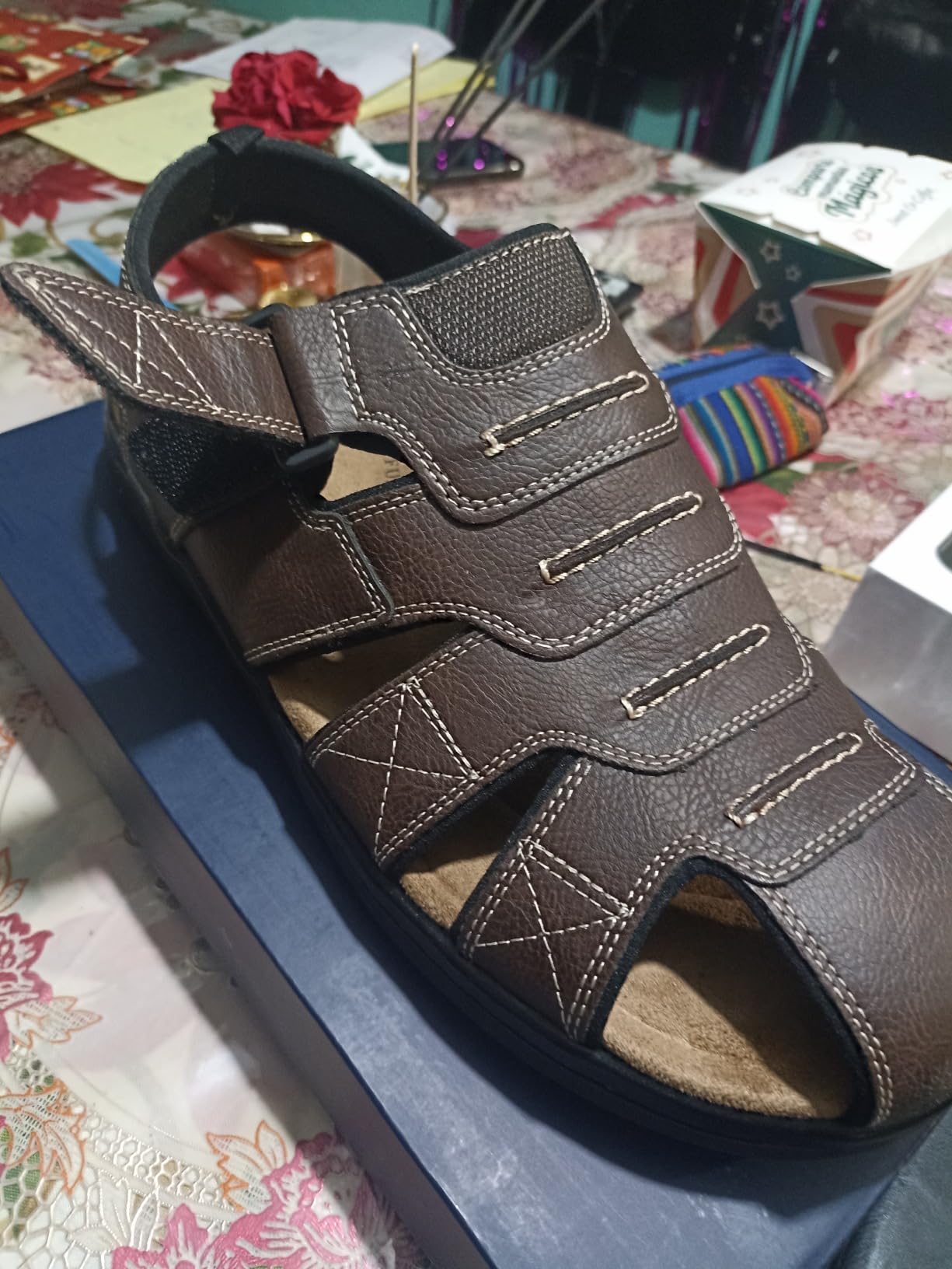 DOCKERS Mens Searose Outdoor Fisherman Sandals with Memory Foam customer photo 1