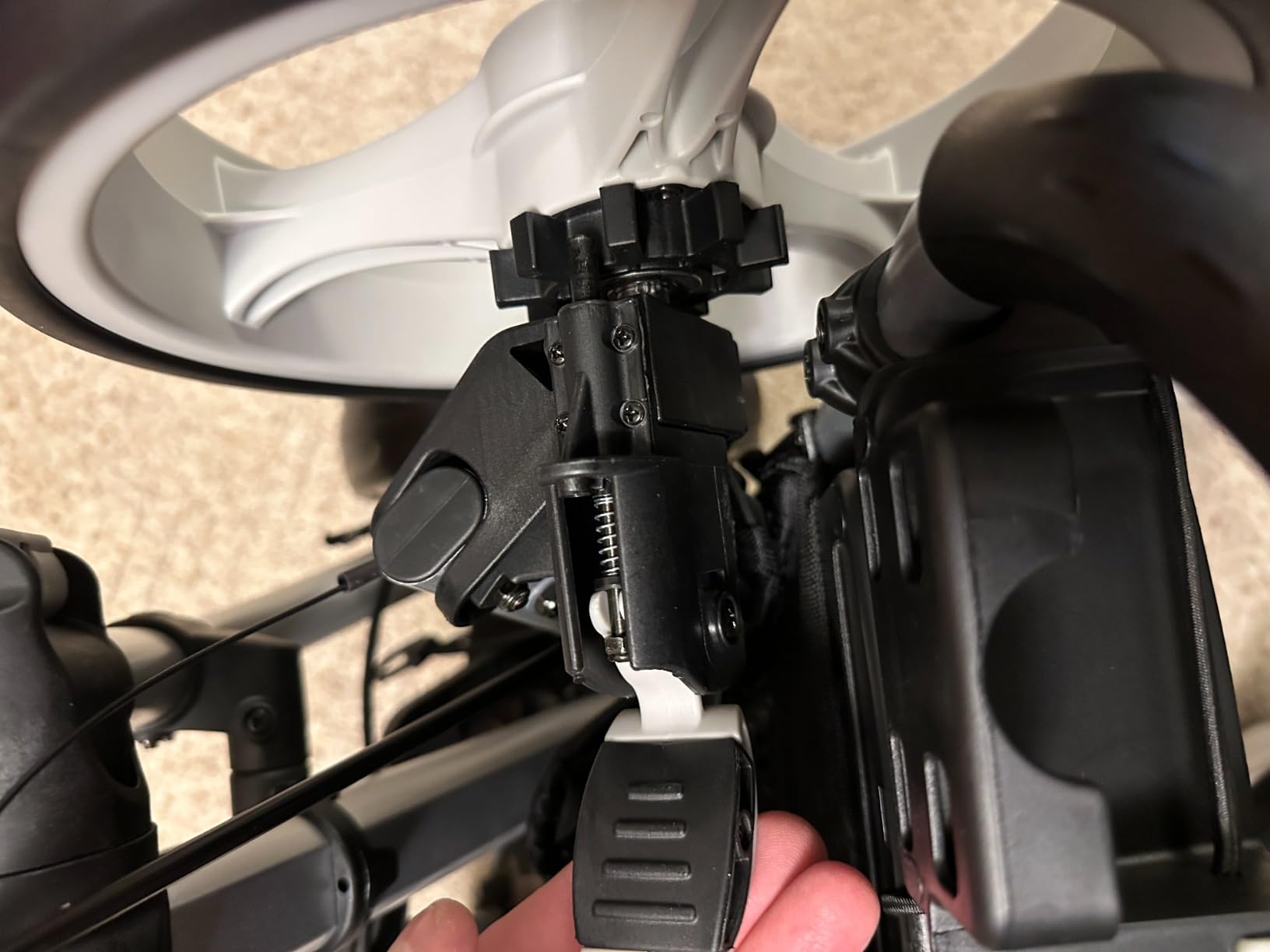 CaddytekCaddyTek Superlite 4 Wheel Golf Push Cart, Explorer Version 8 - customer photo 2
