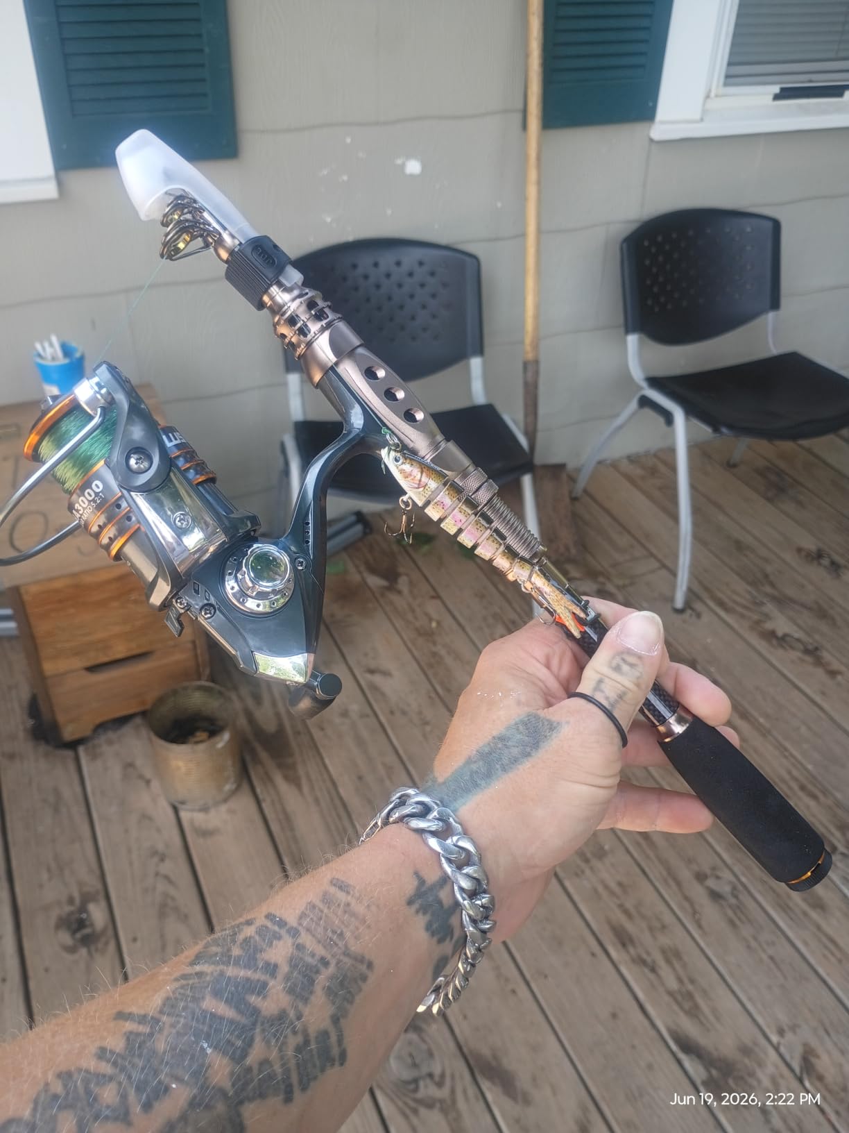 PLUSINNO Fishing Rod and Reel Combos Carbon Fiber Telescopic Fishing Pole with Reel Combo Sea Saltwater Freshwater Kit Fishing Rod Kit customer photo 2