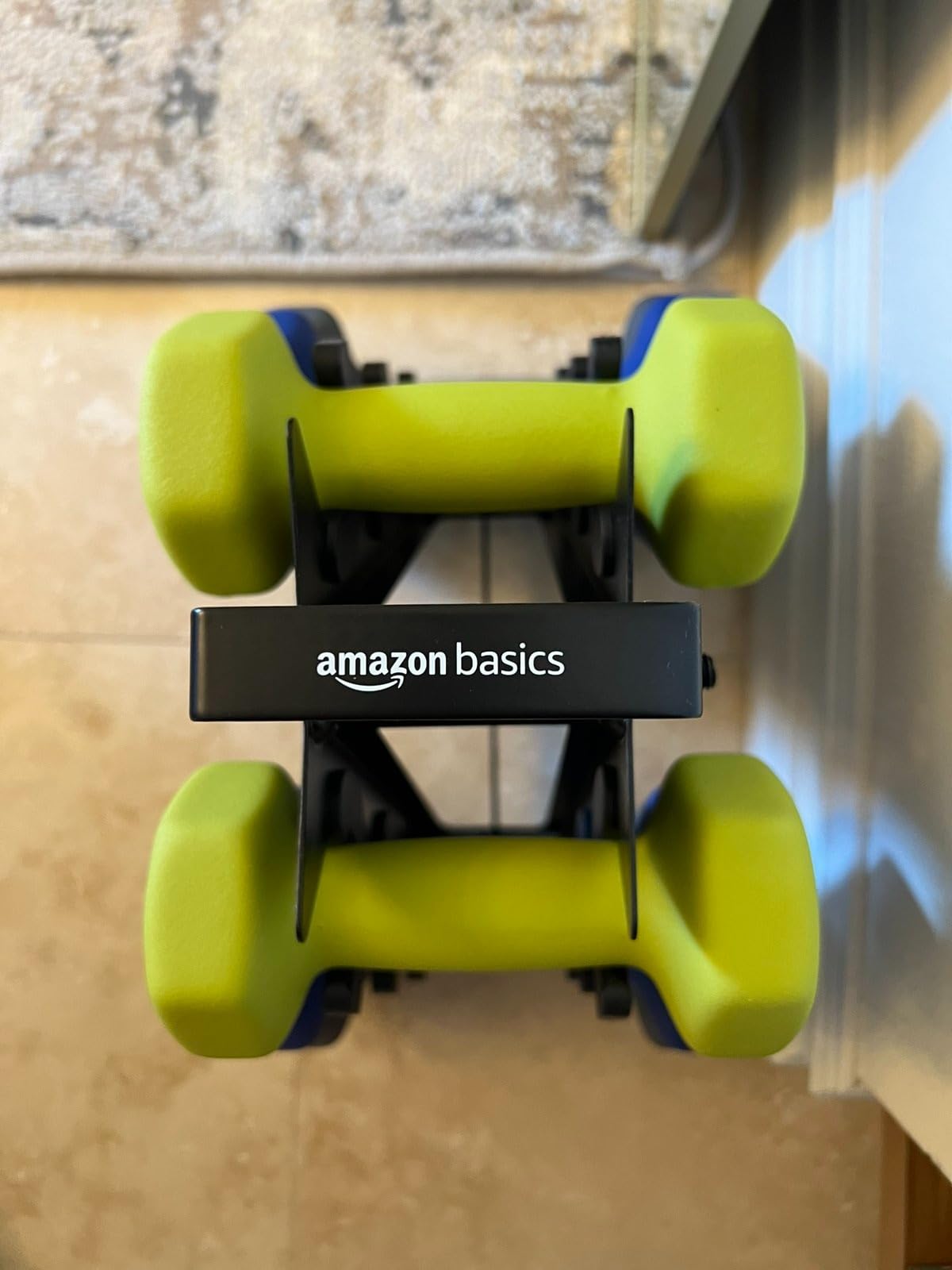 Amazon Basics Neoprene Dumbbell Hand Weights for Exercise and Muscle Toning customer photo 1