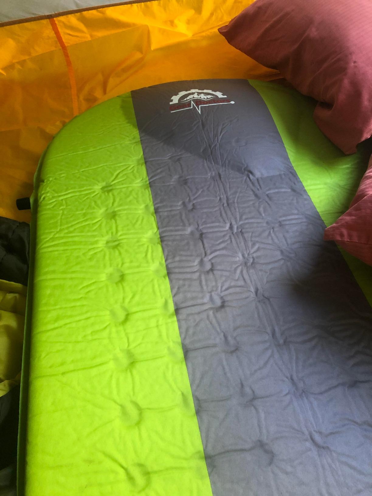 Gear Doctors® Oxylus 4.3 R-Value Insulated Foam Self Inflating Sleeping Pad Camping — Sleeping Pad Backpacking Air Mattress—Camping Mattress Self Inflating Camp Mat 4 Seasons Sleep Mat—Camp/Floor/Tent customer photo 1