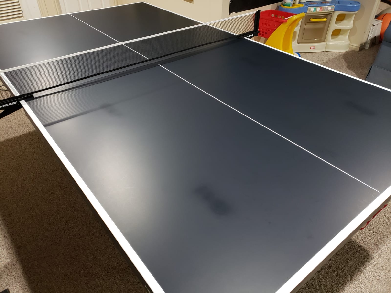 HEAD Summit USA Indoor Table Tennis Table, Competition Grade Net, 10 Minute Easy Set Up - Ping Pong Table with Playback Mode customer photo 2