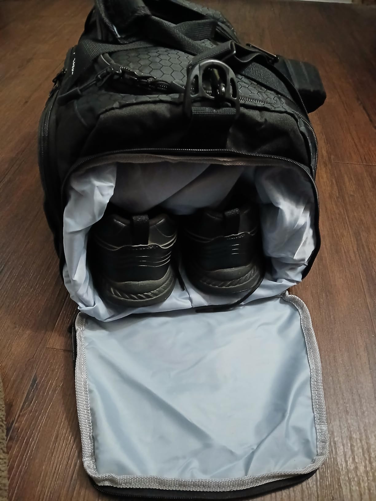 Ultimate Gym Bag 2.0: The Durable Crowdsource Designed Duffel Bag with 10 Optimal Compartments Including Water Resistant Pouch customer photo 1