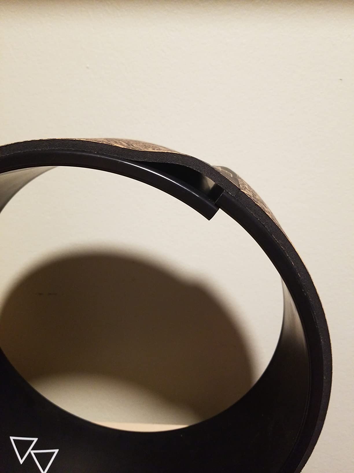 YOGA DESIGN LAB | THE YOGA WHEEL | Eco Printed, Extra Strength, Padded, Dharma Exercise Wheel | Designed in Bali | Enhance Your Postures and Stretch Deeper (Mandala Black) customer photo 1