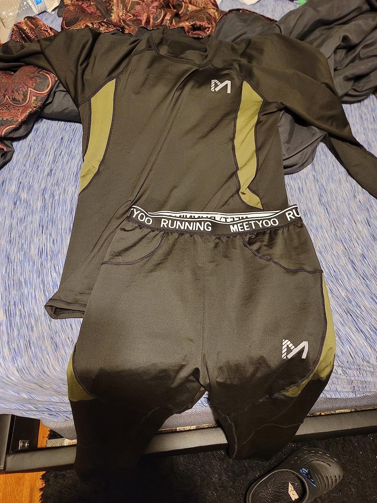 Thermal Underwear for Men, Winter Gear Long Johns Base Layer Top and Bottom Set for Skiing Running customer photo 1
