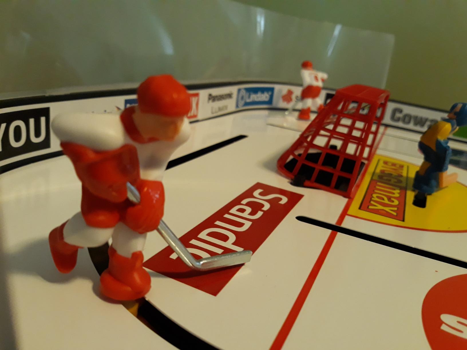 STIGA Table-Top Rod Hockey Game Play Off 21 - Classic Ice Hockey Action with Enhanced Features, Easy Assembly, Includes 2 Pucks - Fun for All Ages customer photo 1