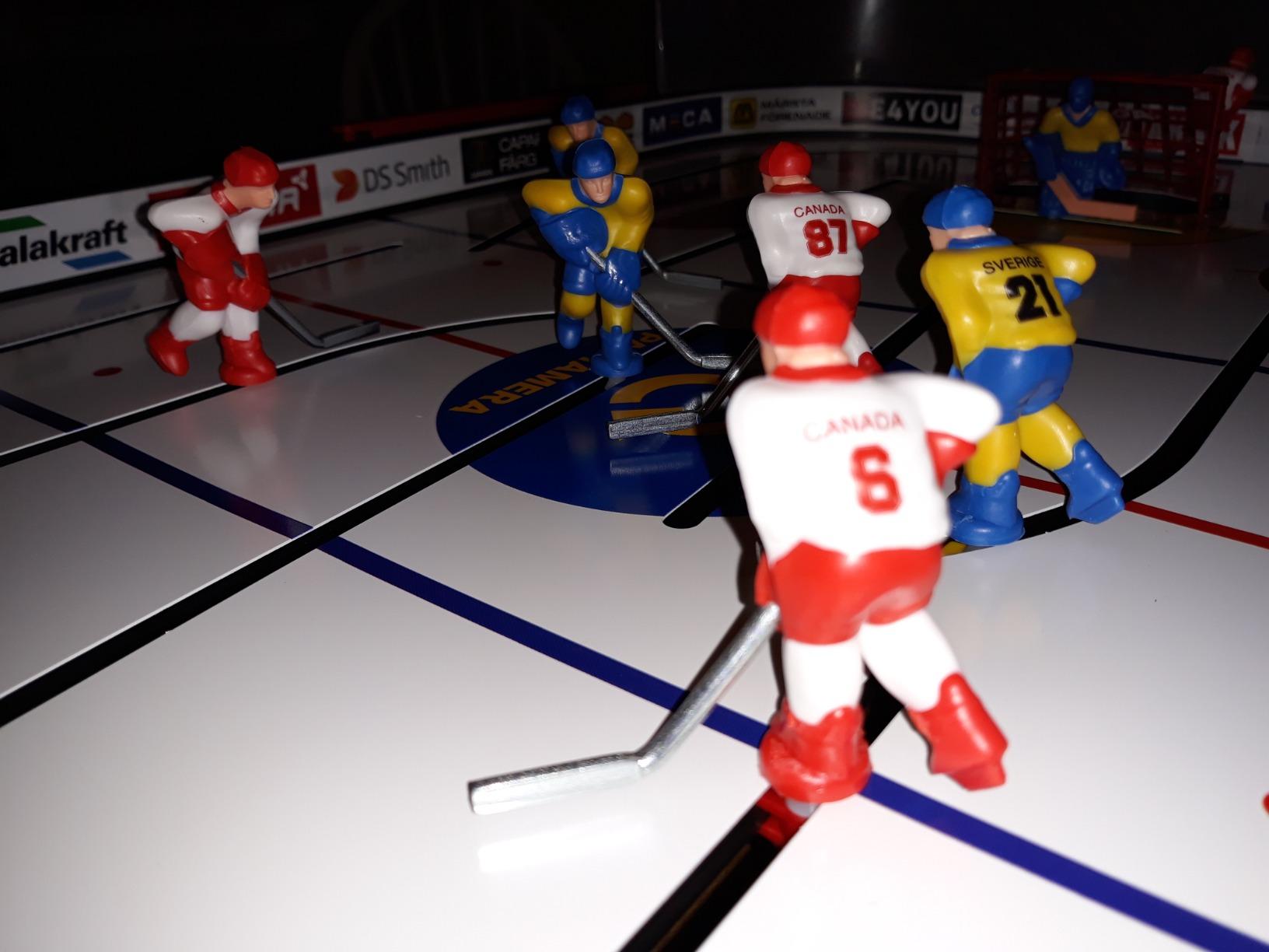 STIGA Table-Top Rod Hockey Game Play Off 21 - Classic Ice Hockey Action with Enhanced Features, Easy Assembly, Includes 2 Pucks - Fun for All Ages customer photo 2
