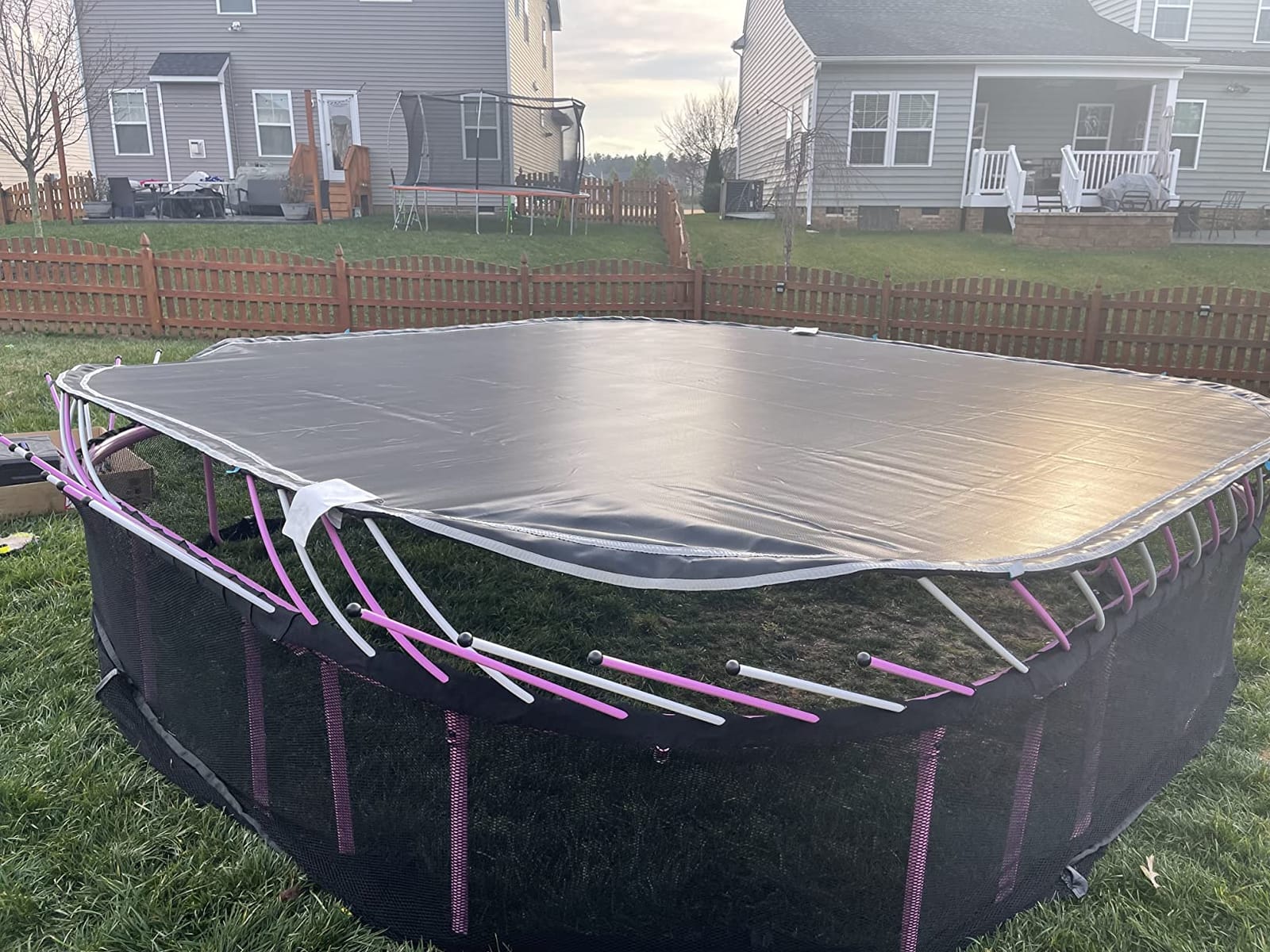 Springfree Trampoline Springless Round Backyard Trampoline with Enclosure for Kids - 11ft or 13ft Sizes & Optional Add-On Attachments & Accessories customer photo 2