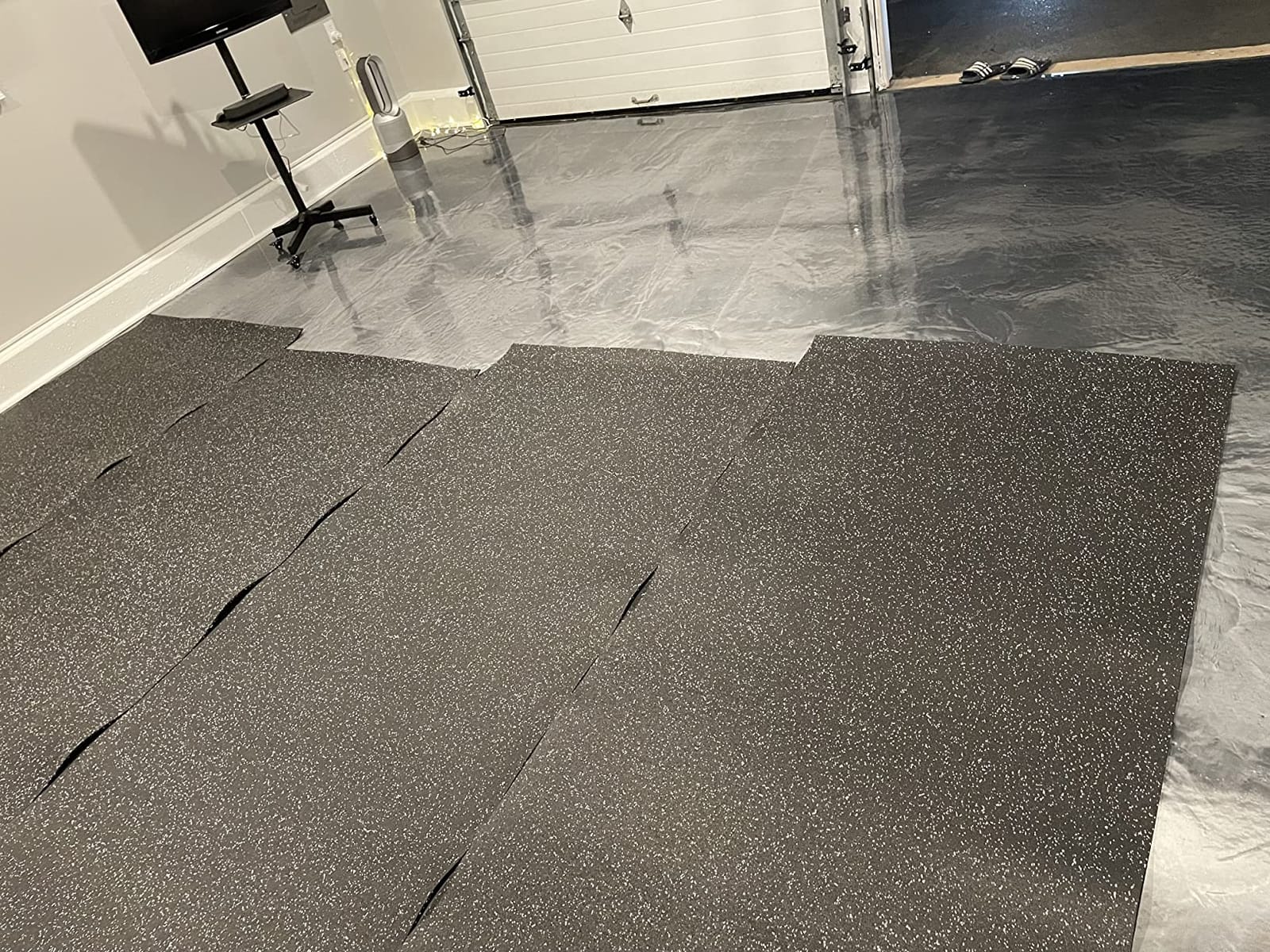 IncStores Tough Mats - Heavy Duty Recycled Rubber Gym Flooring customer photo 1