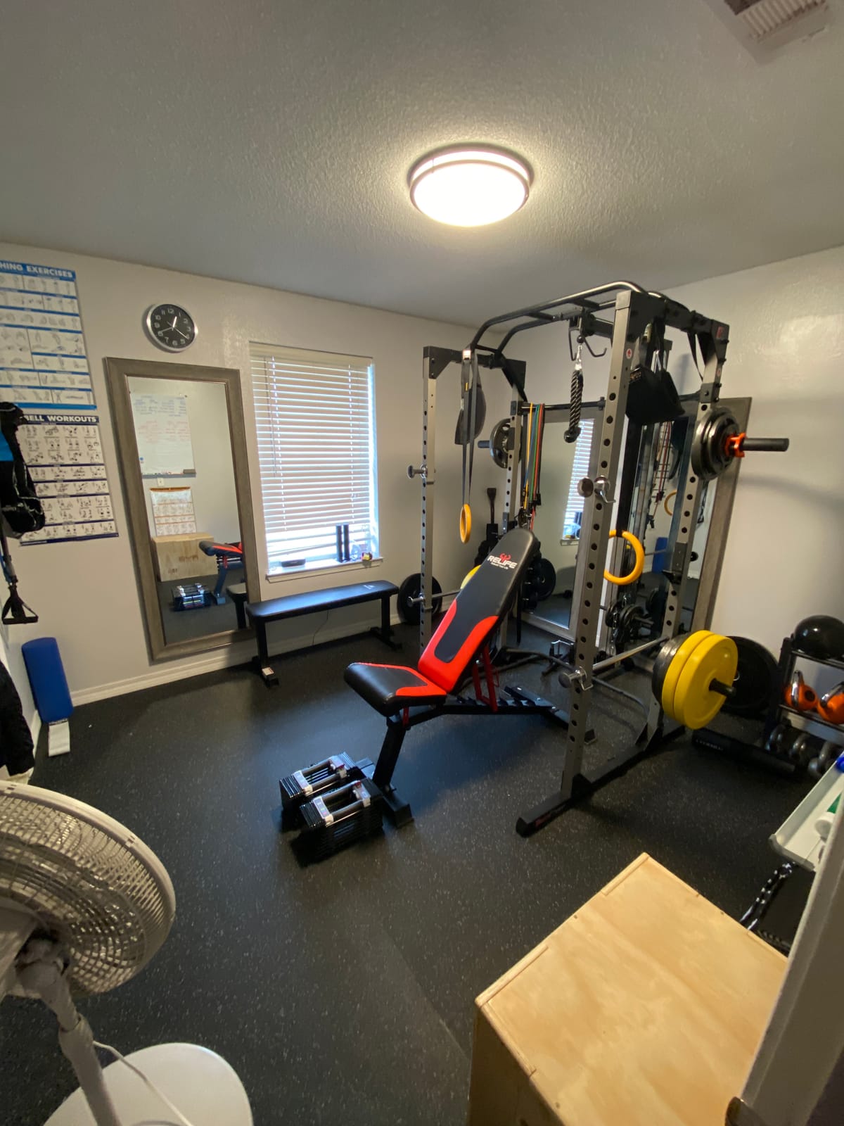 IncStores Tough Mats - Heavy Duty Recycled Rubber Gym Flooring customer photo 2