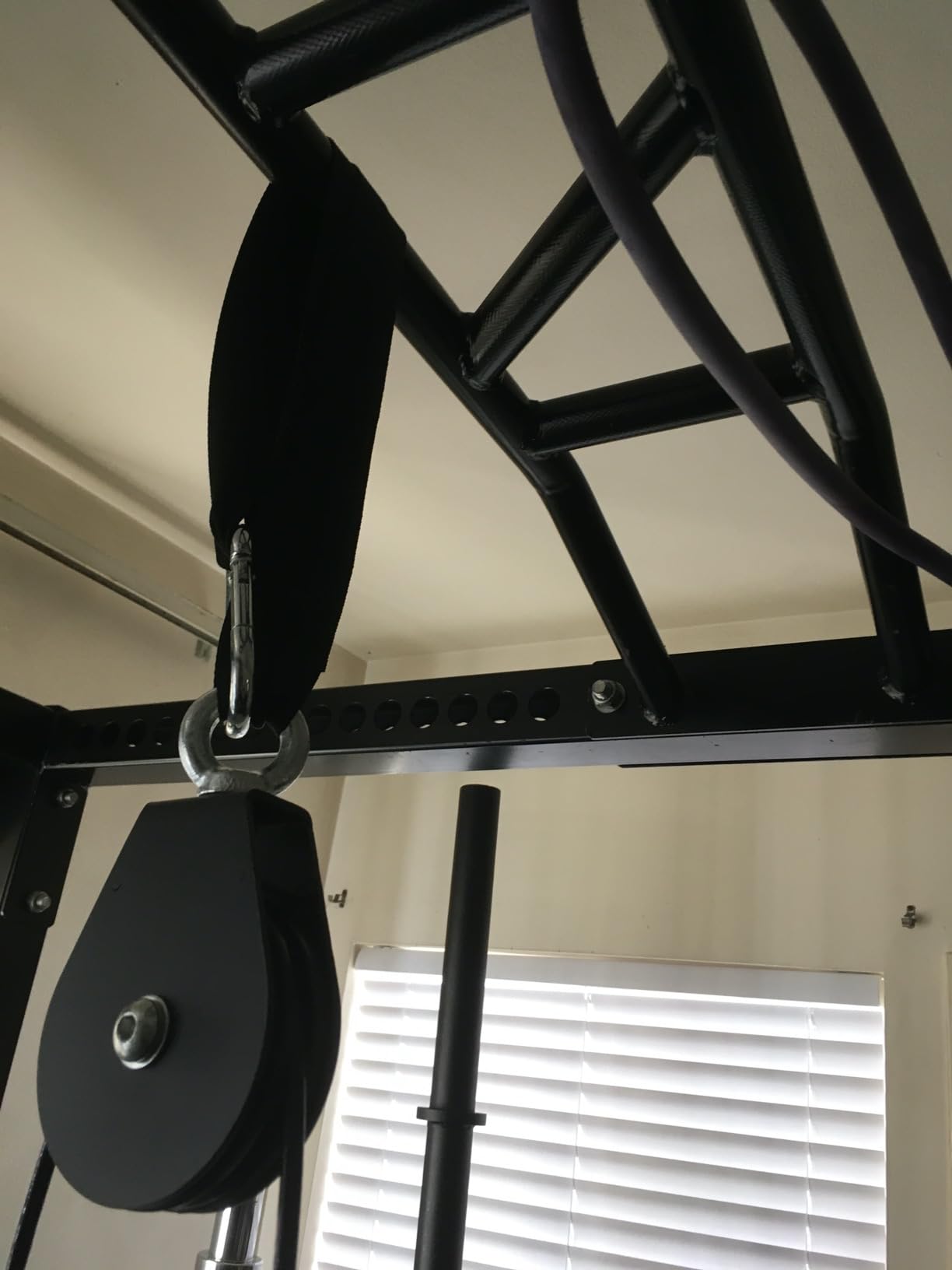 Bells of Steel Workout Pulley System - Cable Machine Home Gym, LAT Pulldown & Tricep Pull Down Attachments, 440lb Capacity customer photo 2