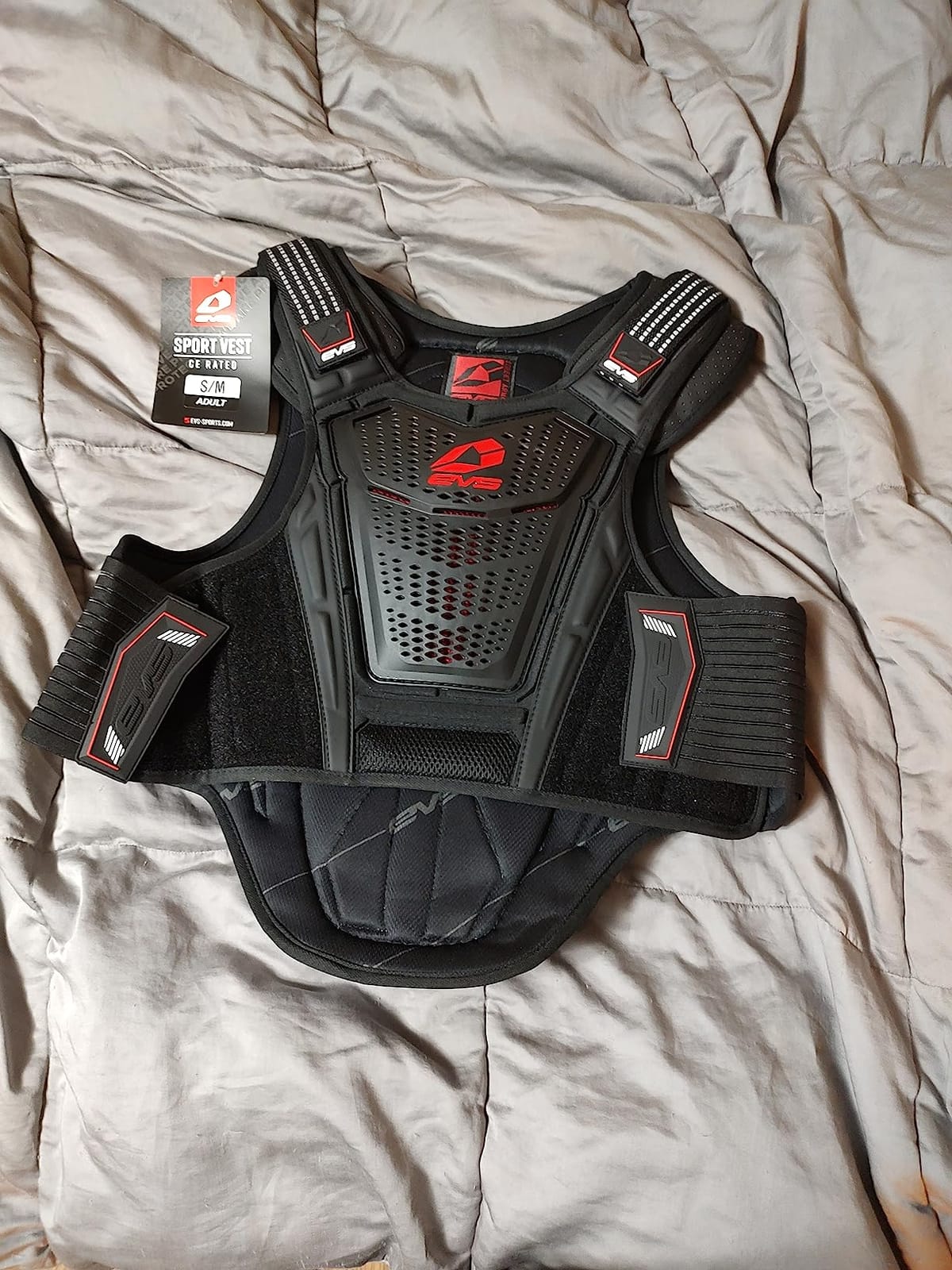 EVS Sports Sport Vest | Articulating Spine Protection, Foam Chest Panels, Adjustable Fit, and Low-Profile Design customer photo 1