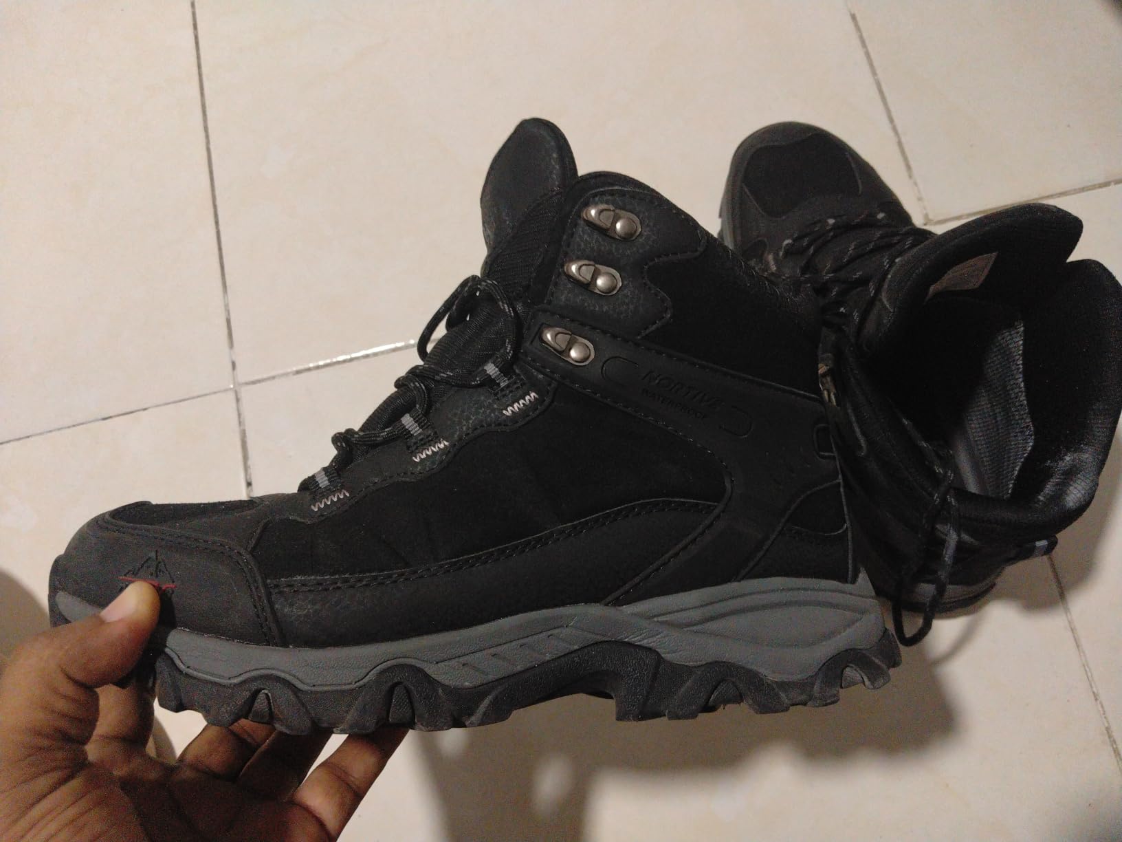 NORTIV 8 Men's Waterproof Lightweight Hiking Boots customer photo 2