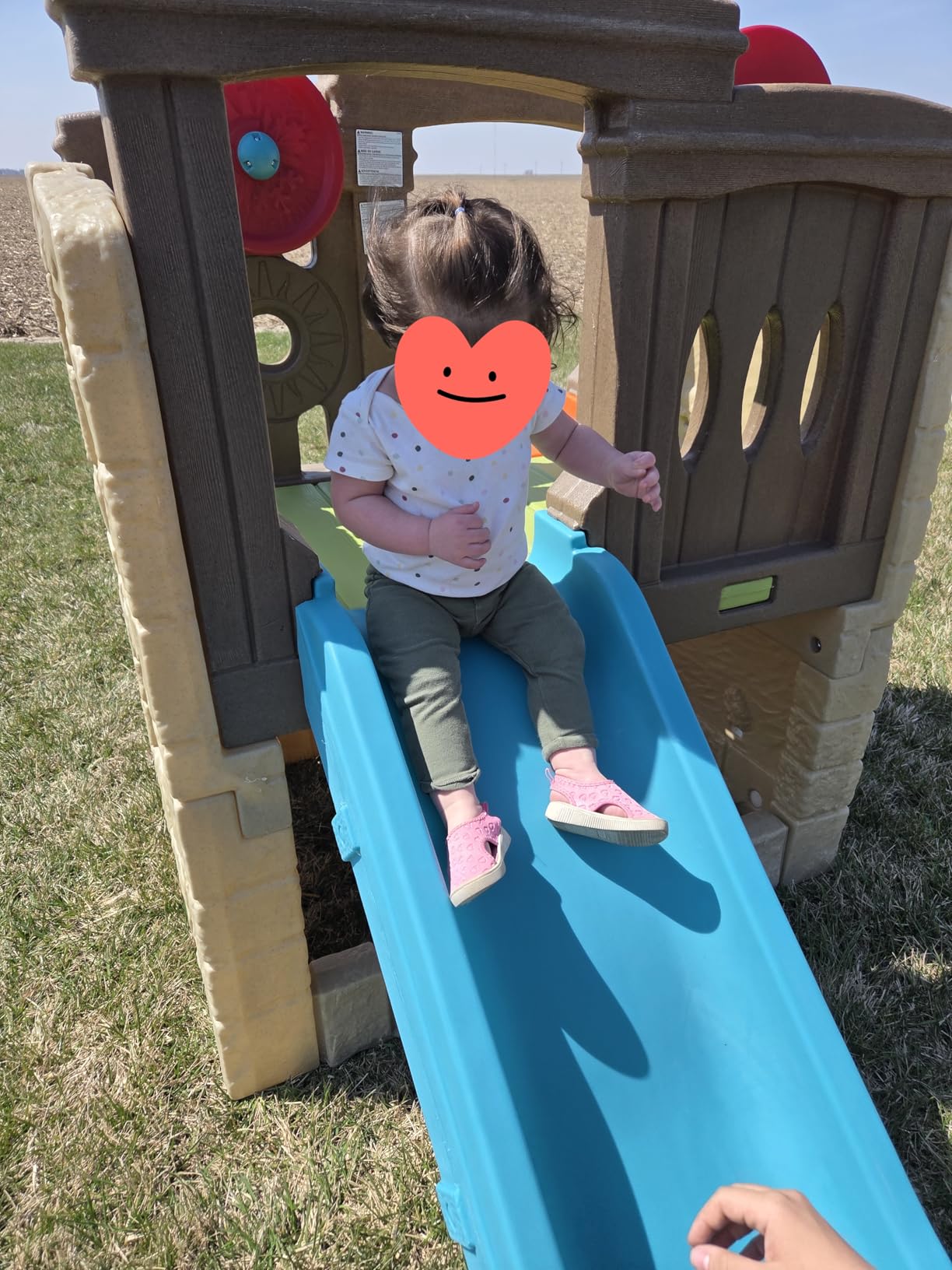 Step2 Woodland Climber II Kids Playset, Ages 2 –6 Years Old, Toddler Slide and Climbing Wall, Outdoor Playground for Backyard, Sturdy Plastic Frame, Easy Set Up customer photo 2