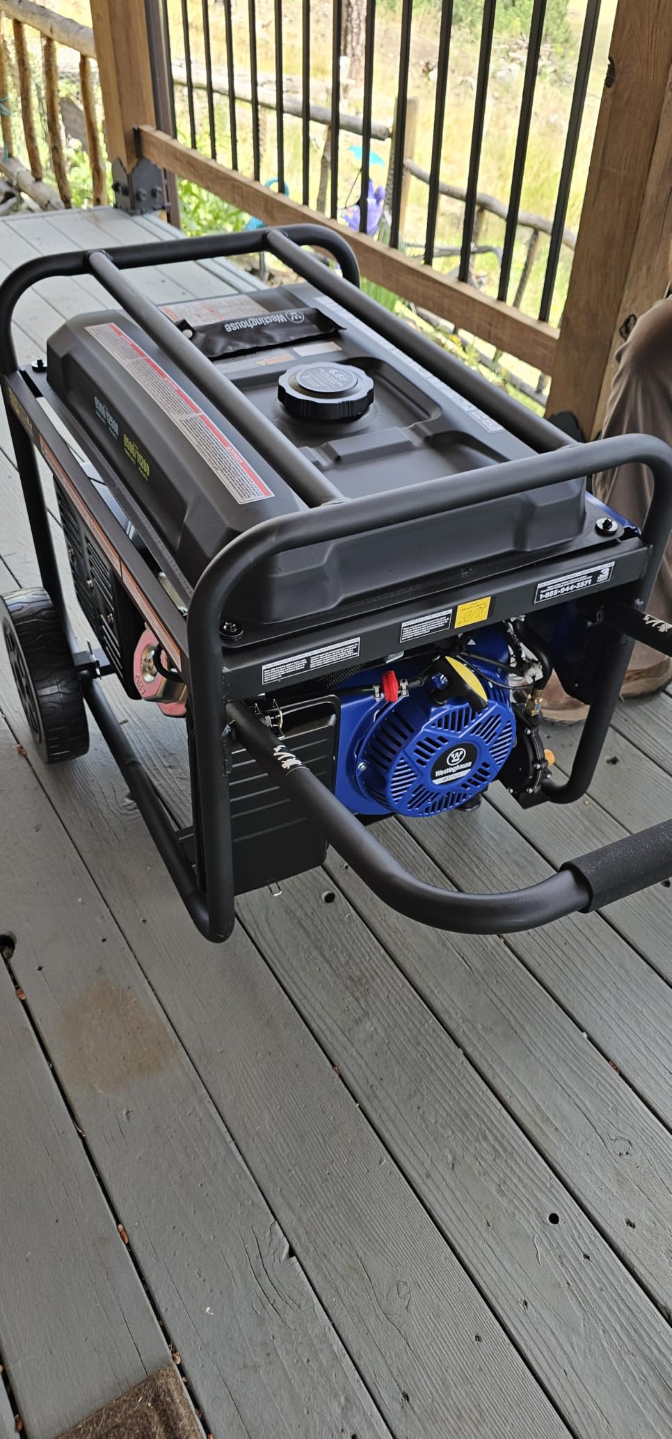 Westinghouse 12500 Watt Dual Fuel Home Backup Portable Generator, Remote Electric Start, Transfer Switch Ready, Gas and Propane Powered customer photo 1
