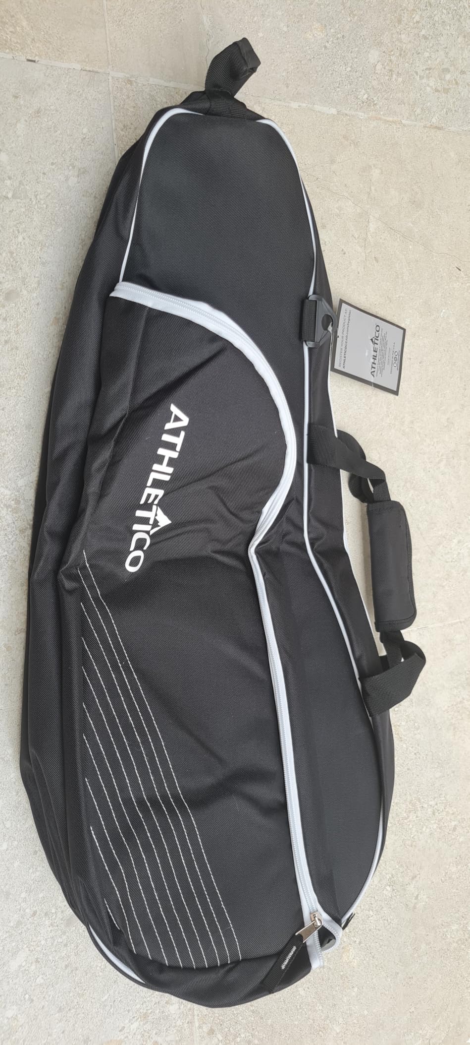 Athletico 6 Racquet Tennis Bag | Padded to Protect Rackets & Lightweight | Professional or Beginner Tennis Players | Unisex Design for Men, Women, Youth and Adults (Black) customer photo 1