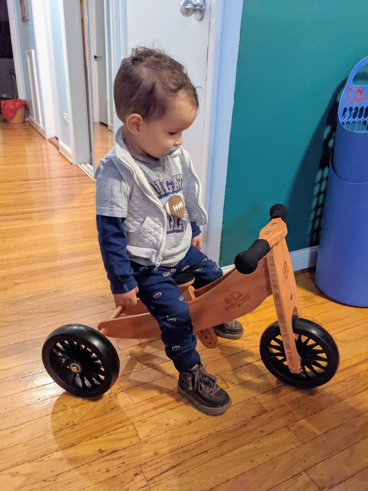 Kinderfeets Tiny Tot Plus Balance Bike for Toddlers & Kids 18 Months to 4 Years - Adjustable Seat, Puncture-Proof Tires, Pedal-Free Training Bicycle for Children customer photo 2