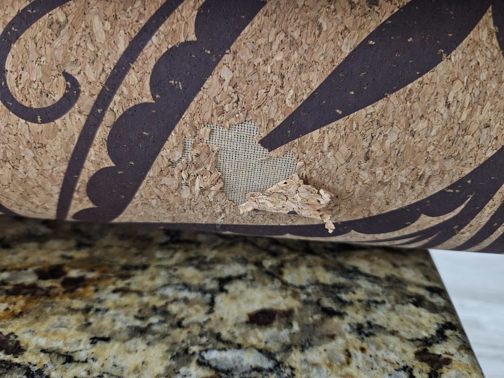 Gaiam Cork Yoga Exercise Mat | Natural Sustainable Cork Resists Sweat and Odors | Non-Slip TPE Backing Prevents Slipping| Great for Hot Yoga, Pilates, Fitness Working Out (68