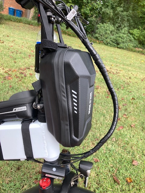 WILD MAN Hard Shell Waterproof Scooter Storage Bag for Scooters Folding Bike (2L) customer photo 2