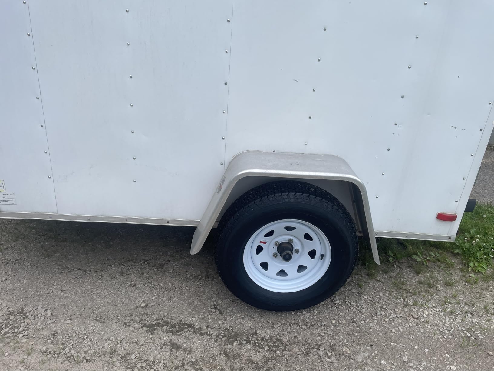 eCustomrim 2 Pack Trailer Tire Assembly ST205/75D15 Load C 5 Lug White | 15 Inch Load Range C 6 Ply Tires, 5 Lug On 4.5 Inch Center Steel Wheel, Utility Trailer Set - 2 Year Warranty With Roadside customer photo 2