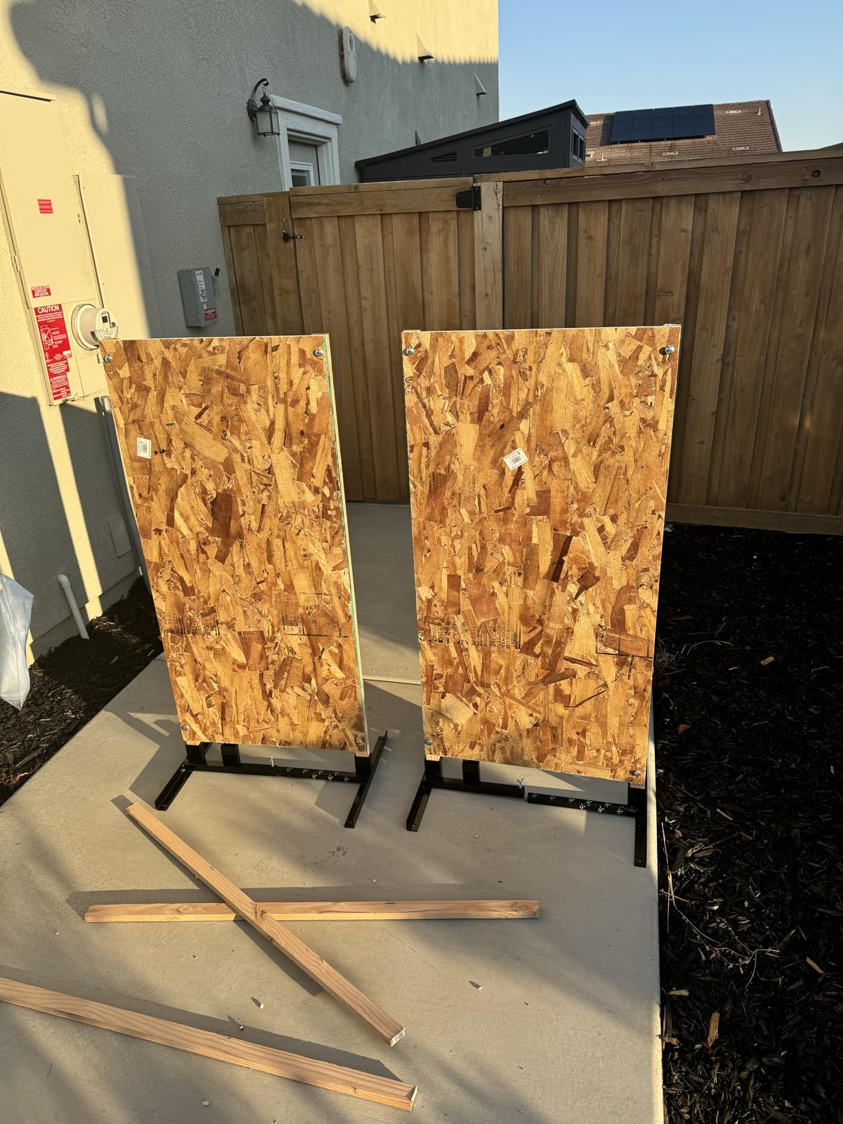 Highwild Adjustable Target Stand Base for Paper Shooting Cardboard Silhouette H Shape Stand Base for Shooting Range 1x2 Wooden Target Station Setup - 2 Pack customer photo 1