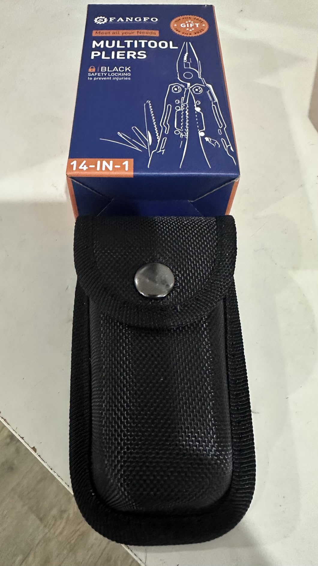14-In-1 Multitool with Safety Locking, Professional Stainless Steel Multitool Pliers Pocket Knife customer photo 2