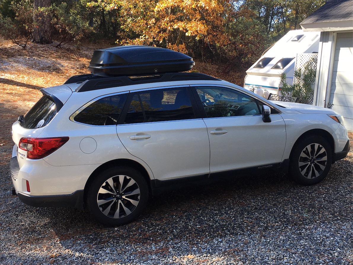 Auto Dynasty Hard Shell Roof Top Mount Cargo Carrier Travel Luggage Box - Heavy Duty Car Storage with Security Keys, 110 LBS 11 Cubic Feet, Tool-Free Install customer photo 2