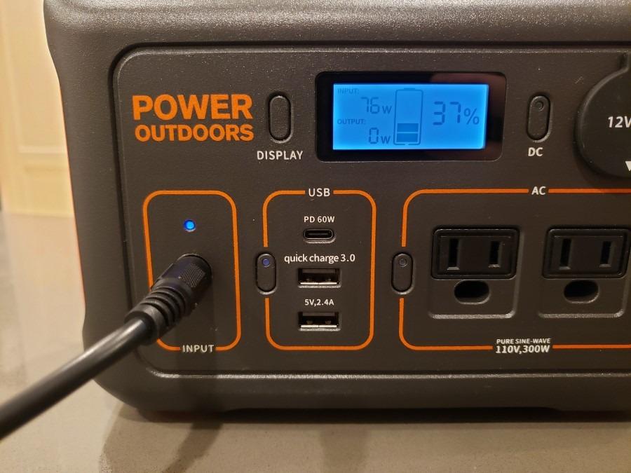 Jackery Explorer 300 Portable Power Station, 292Wh Backup LiFePO4 Battery, Solar Generator for Outdoors, Camping, Travel, Hunting, Blackout (Solar Panel Optional) customer photo 1