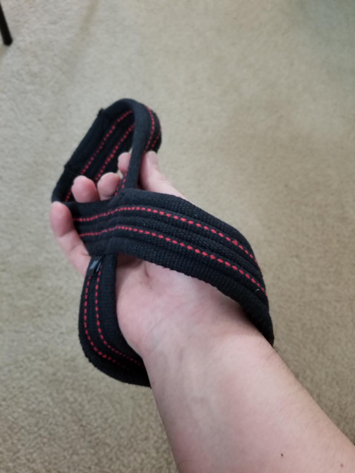 Deadlift Straps Figure 8 Loop Lifting Straps The #1 Choice for Power Lifters weightlifters workout Enthusiasts customer photo 2