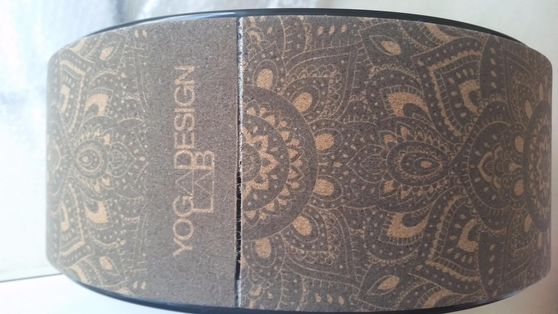 YOGA DESIGN LAB | THE YOGA WHEEL | Eco Printed, Extra Strength, Padded, Dharma Exercise Wheel | Designed in Bali | Enhance Your Postures and Stretch Deeper customer photo 2