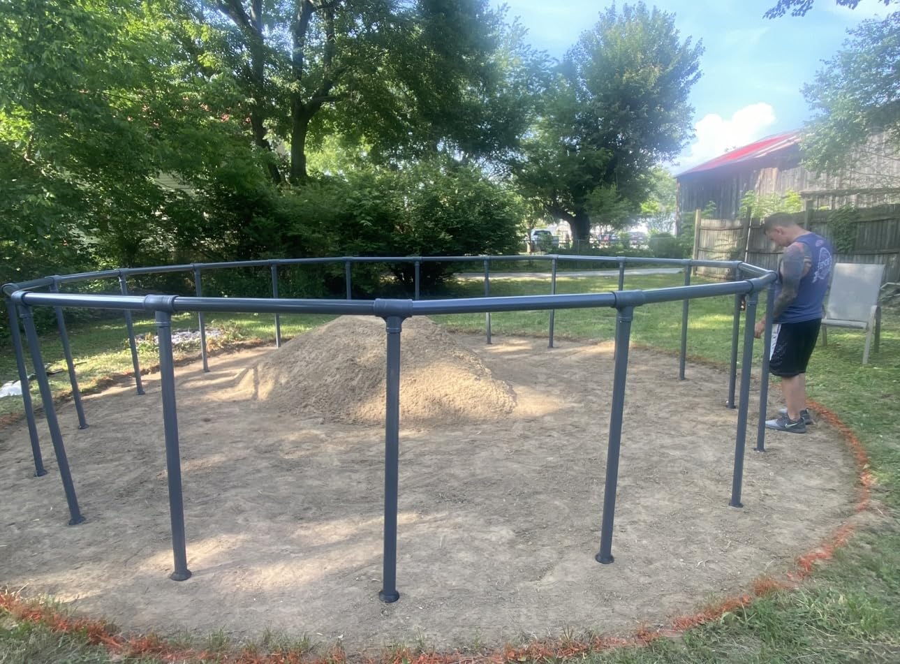Intex Greywood Prism Frame 15ft x 48in Round Above Ground Pool Set with 1000 GPH Filter Pump, Ladder, Cover and Ground Cloth customer photo 1