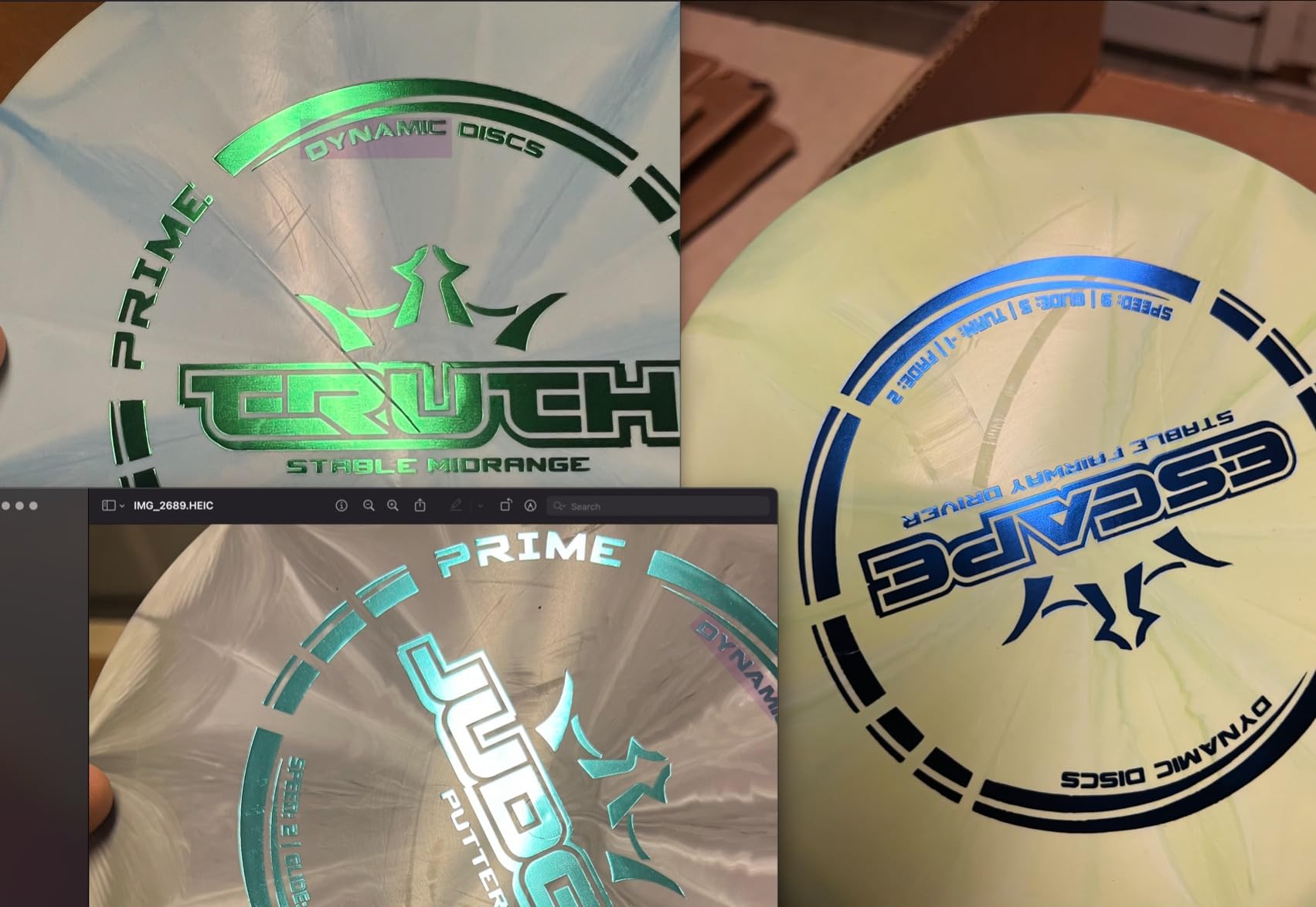 Dynamic Discs Trooper Disc Golf Backpack Starter Set | Prime Disc Golf Set of 3 - Judge, Truth & Escape | Prime Burst Base Plastic | Ideal for Beginners & Recreational Players customer photo 2