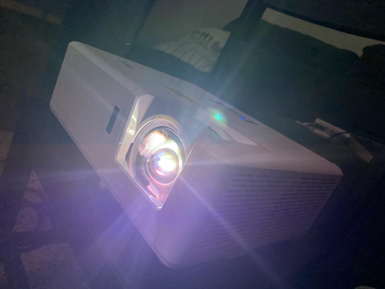 Optoma GT1090HDR Short Throw Laser Home Theater Projector | 4K HDR Input | Lamp-Free Reliable Operation 30,000 hours | Bright 4,200 lumens for Day and Night | Short Throw customer photo 1