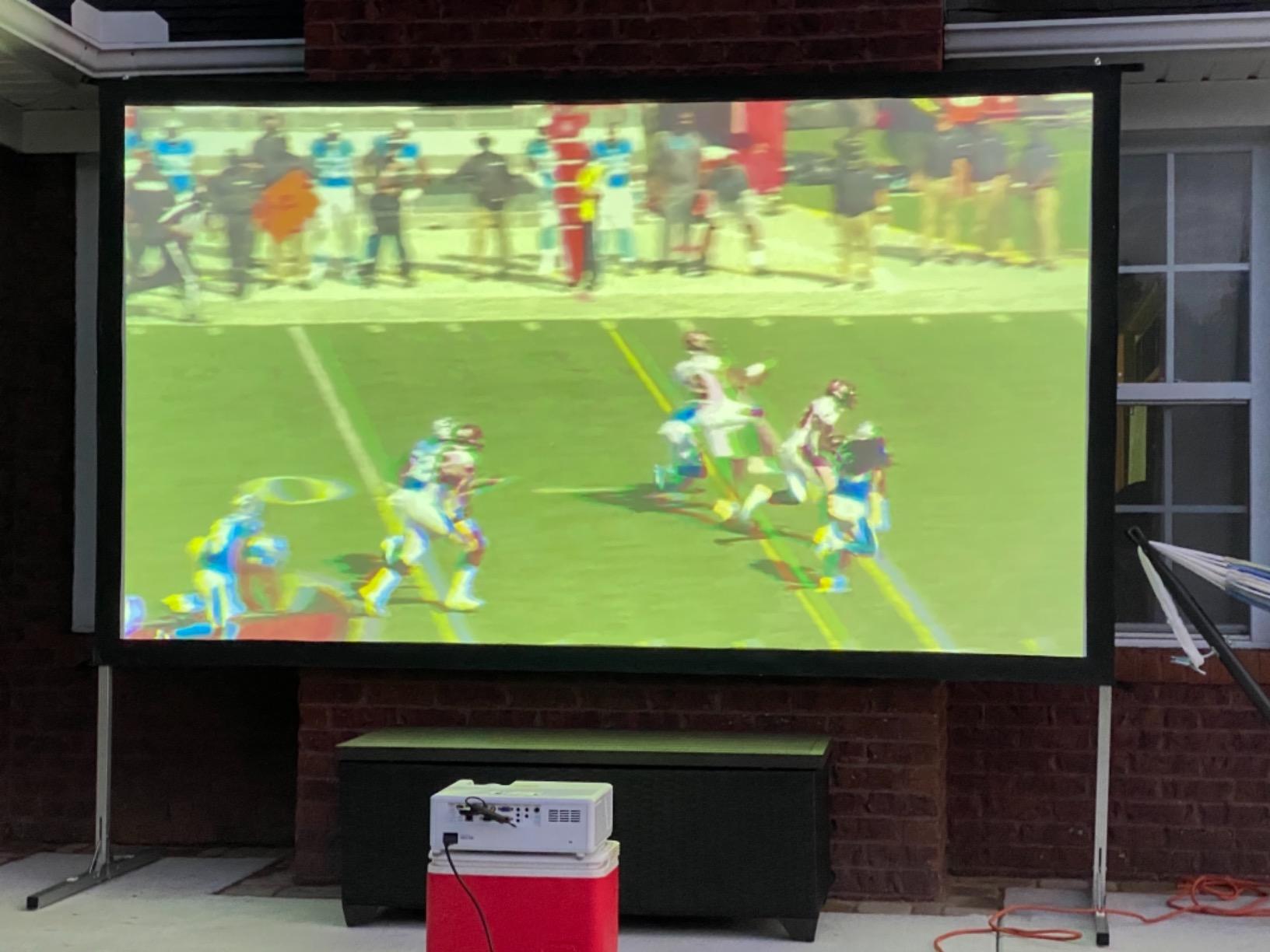 Optoma GT1090HDR Short Throw Laser Home Theater Projector | 4K HDR Input | Lamp-Free Reliable Operation 30,000 hours | Bright 4,200 lumens for Day and Night | Short Throw customer photo 2