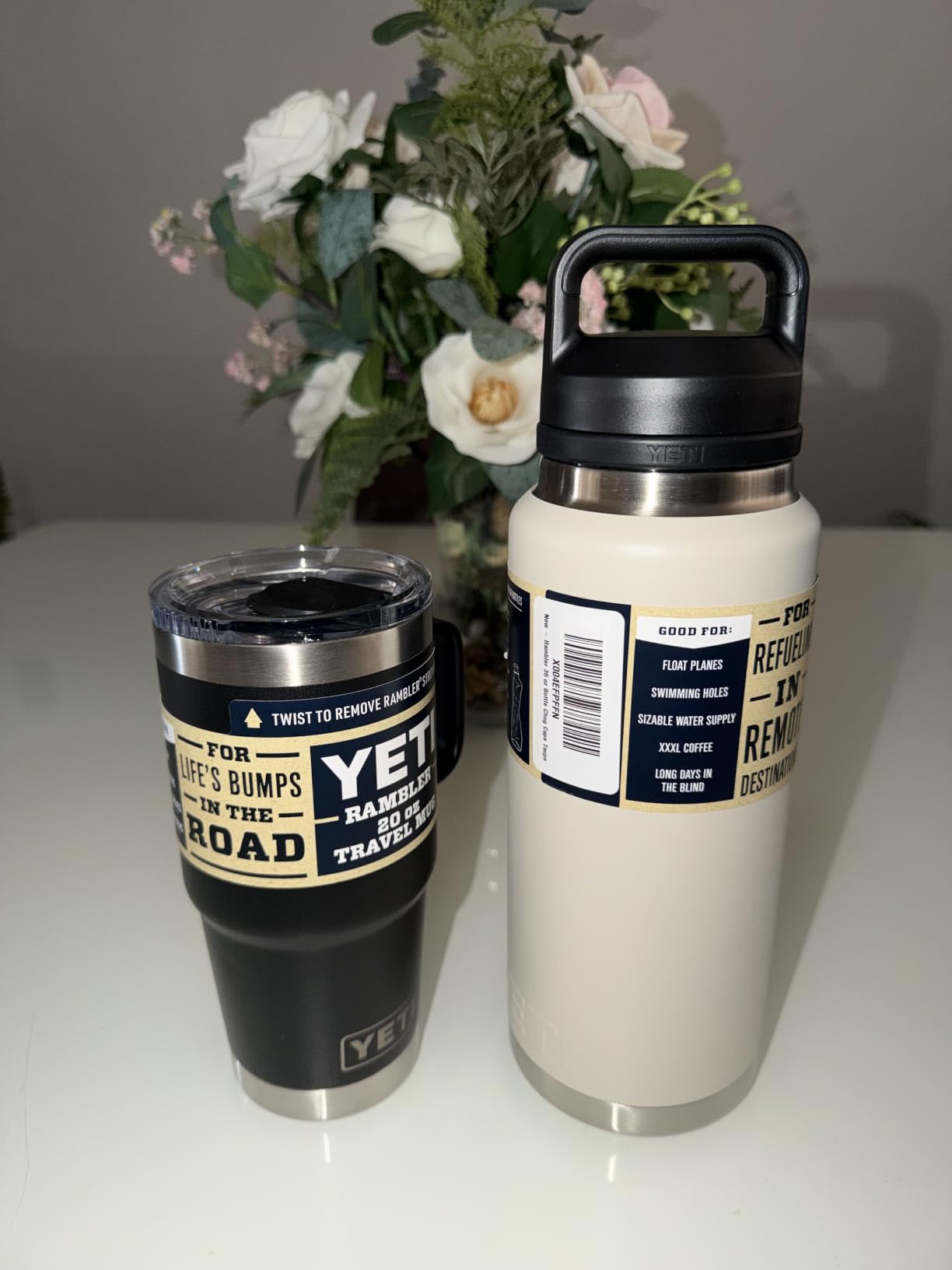 YETI Rambler 36 oz Bottle, Vacuum Insulated, Leakproof, Stainless Steel with Chug Cap customer photo 1