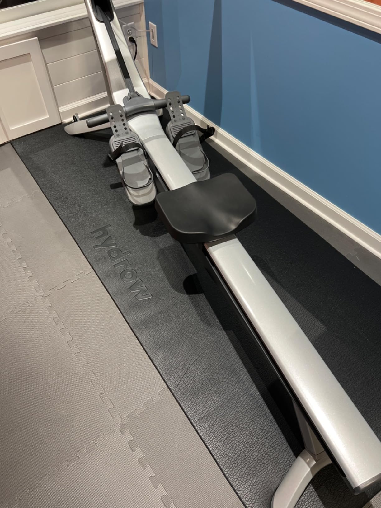 Hydrow Under Machine Mat for Exercise Equipment, Non-Slip Exercise Mat | 3'L x 7.5'W x .125