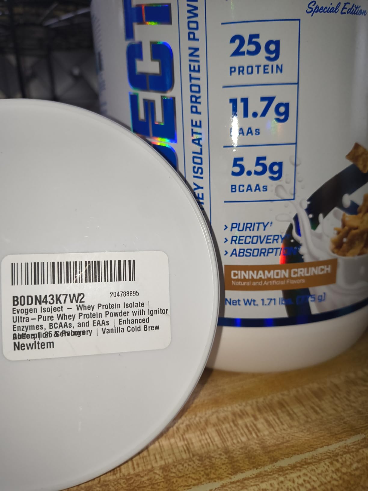 Evogen Super Huge Mass Gainer | Vanilla Ice Cream | 17 Servings | 50g protein with carbs and nutrients; high-calorie for clean bulking, recovery and glycogen customer photo 2