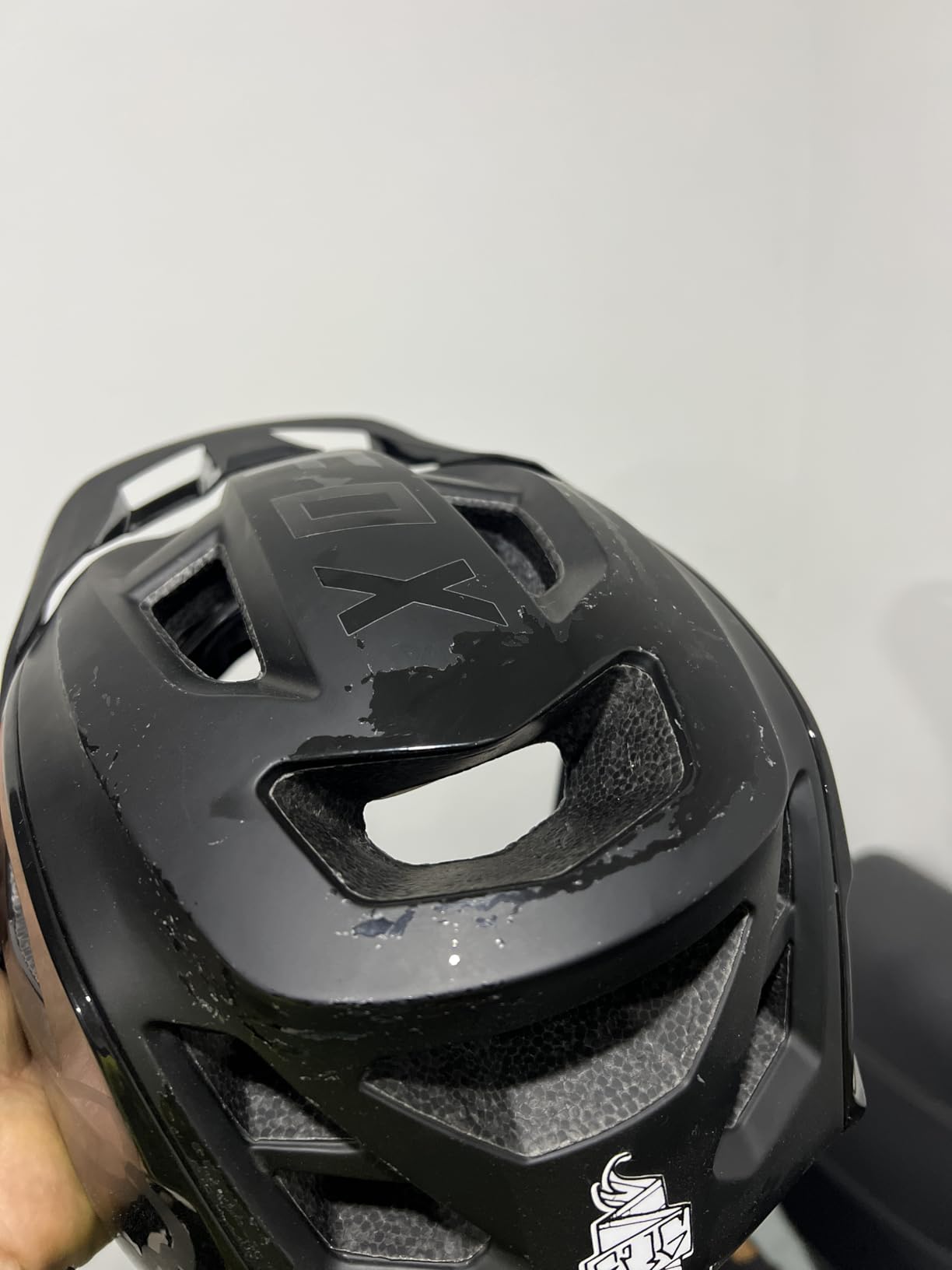 Fox Racing Speedframe Pro Mountain Bike Helmet, Black, Small customer photo 2