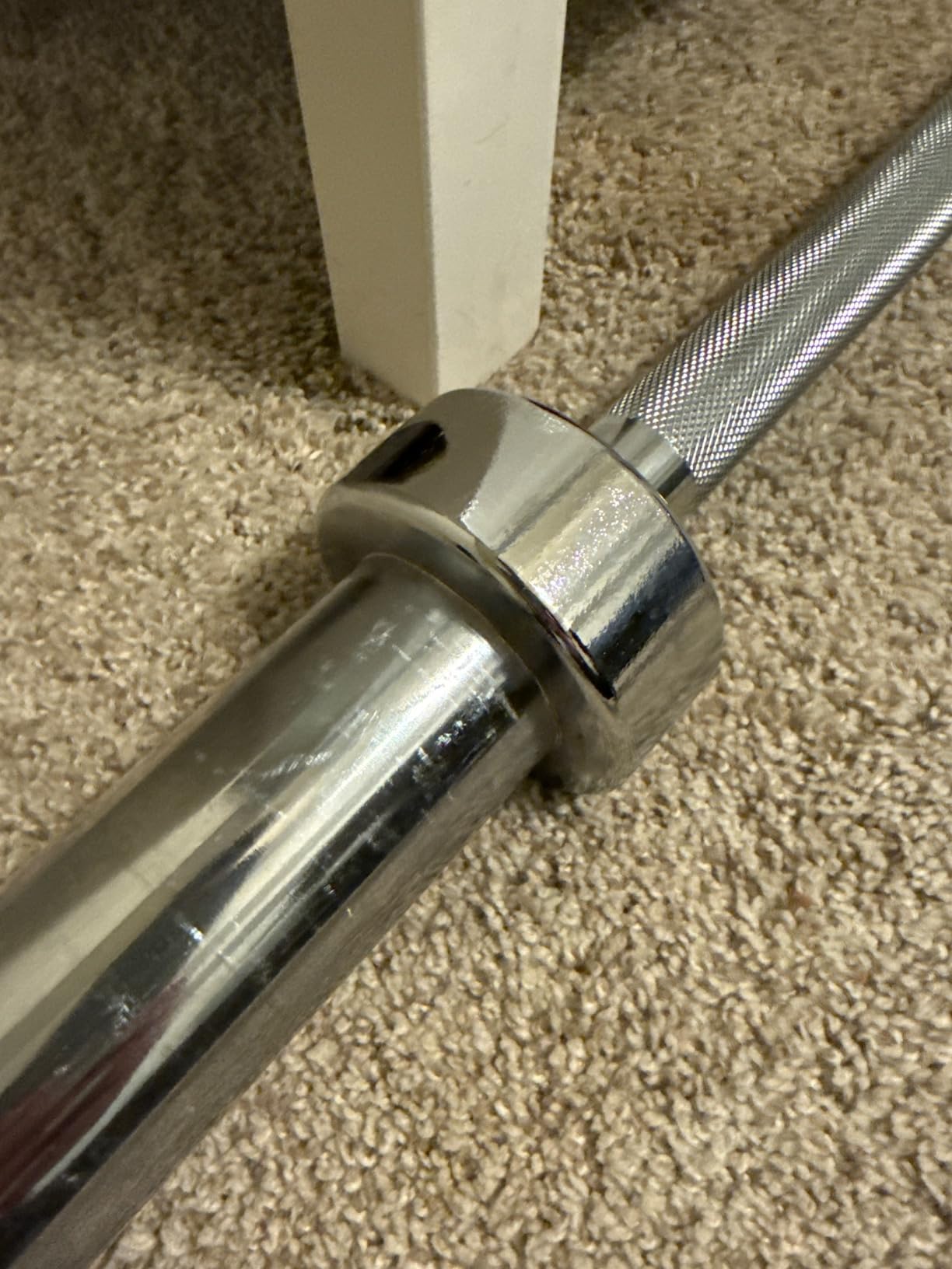 RitFit Elite 7ft Olympic Barbell, 45lb, 500-2000lb Capacity customer photo 2