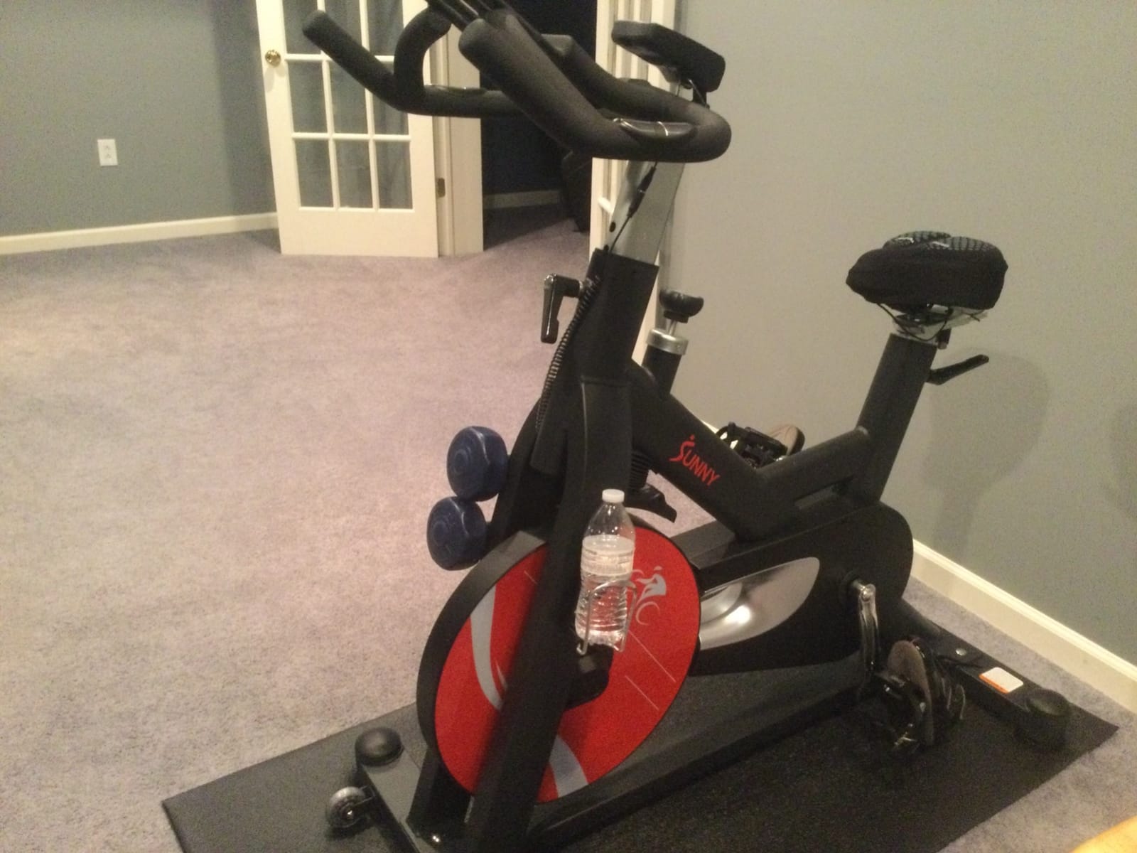 Sunny Health & Fitness Magnetic Exercise Bike for Indoor Cycling customer photo 2